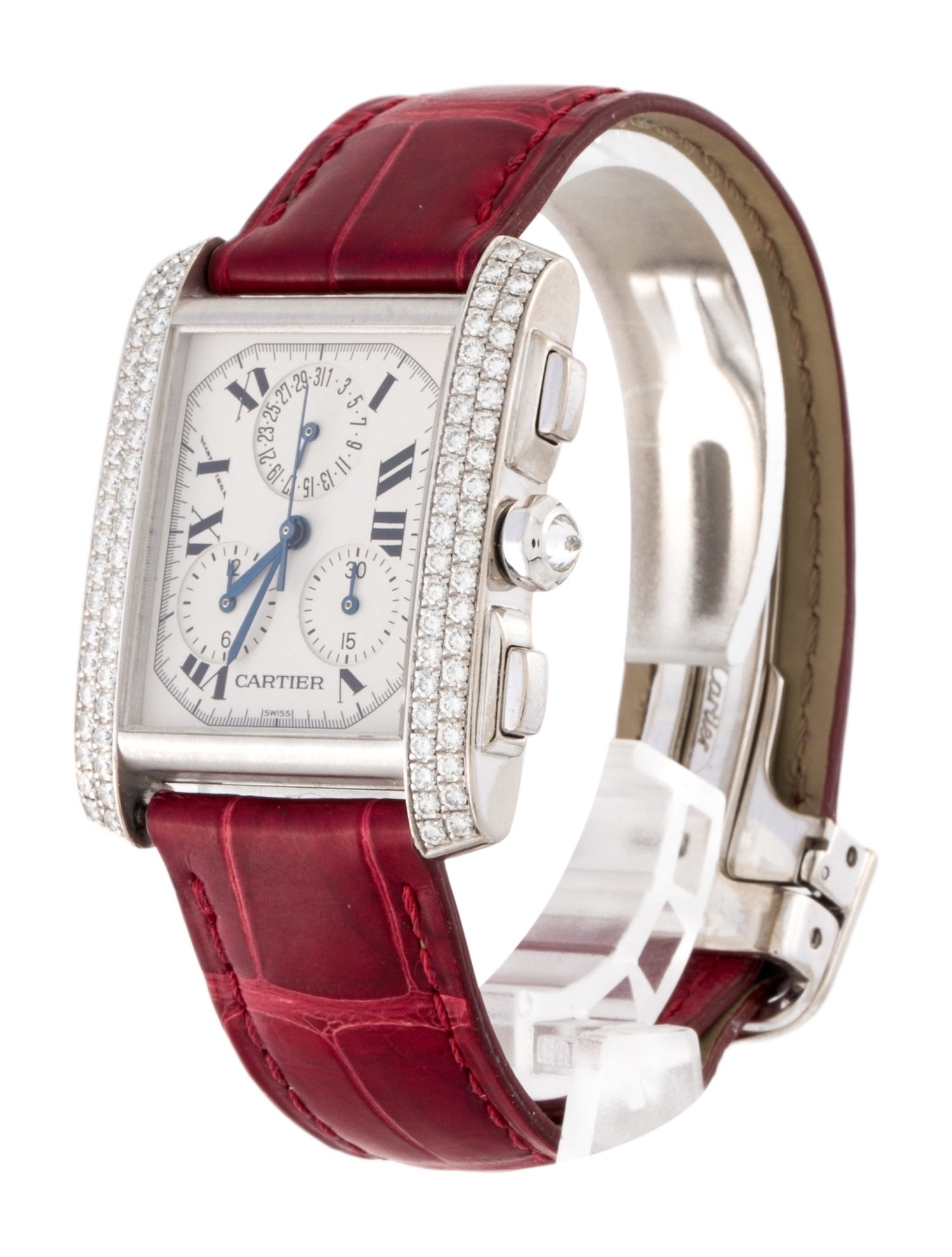 Cartier Tank Française Chronoflex Watch