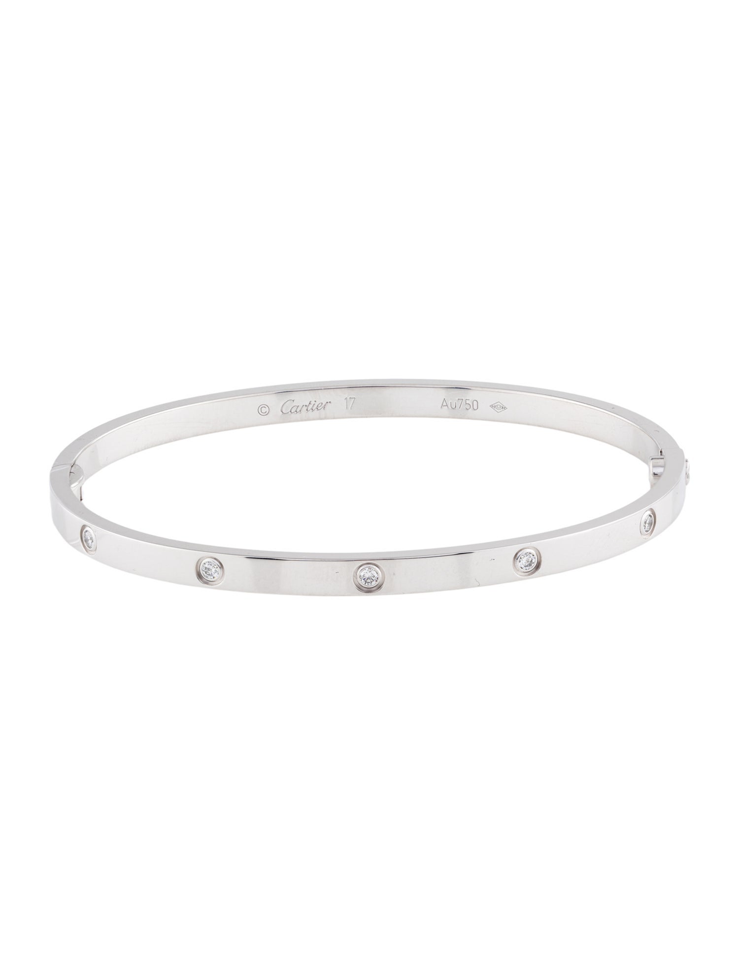 Cartier 10 Diamonds LOVE Bracelet, Small Model