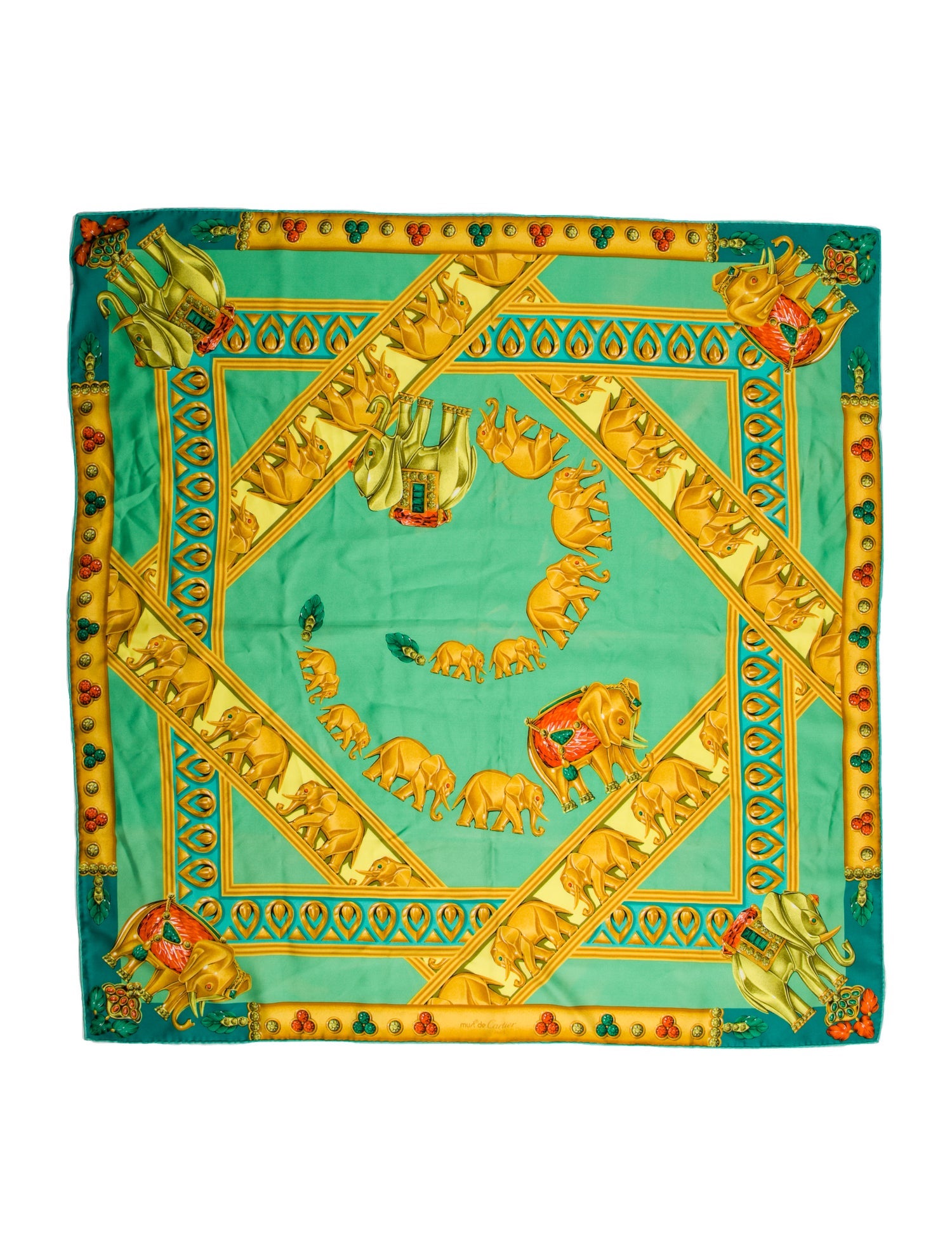 Cartier Silk Printed Scarf