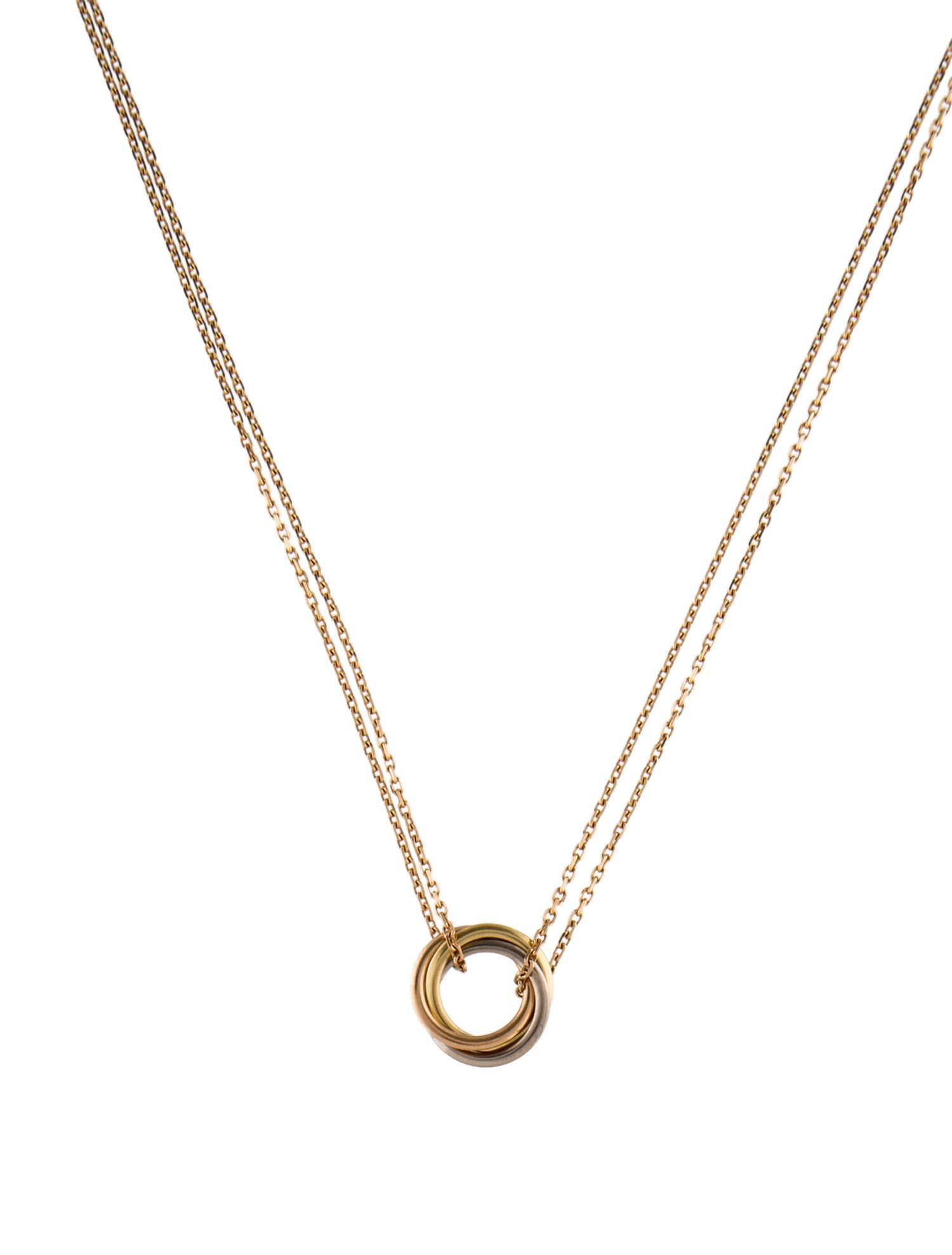 Cartier Mini Trinity Pendant Necklace