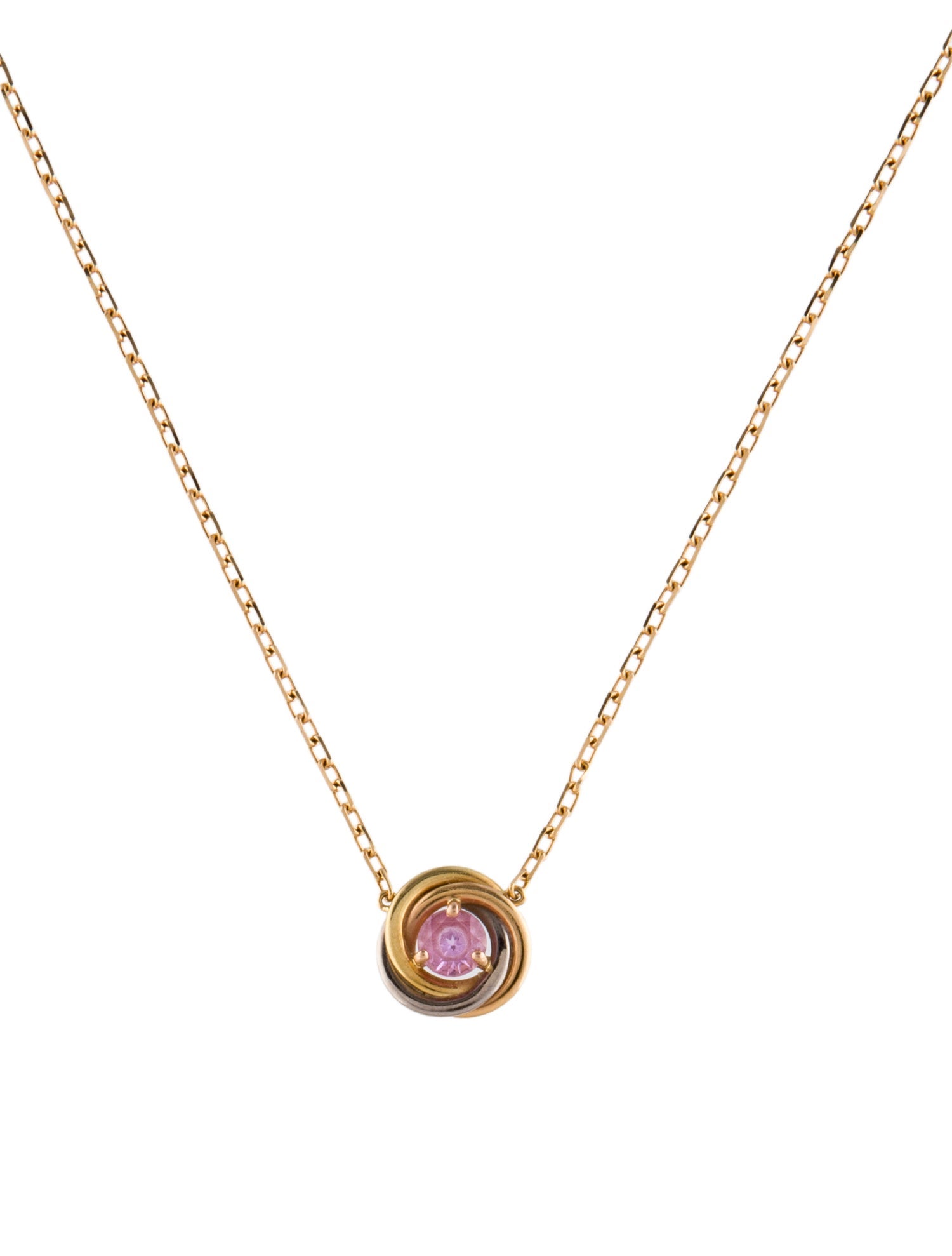 Cartier Sapphire Trinity Necklace