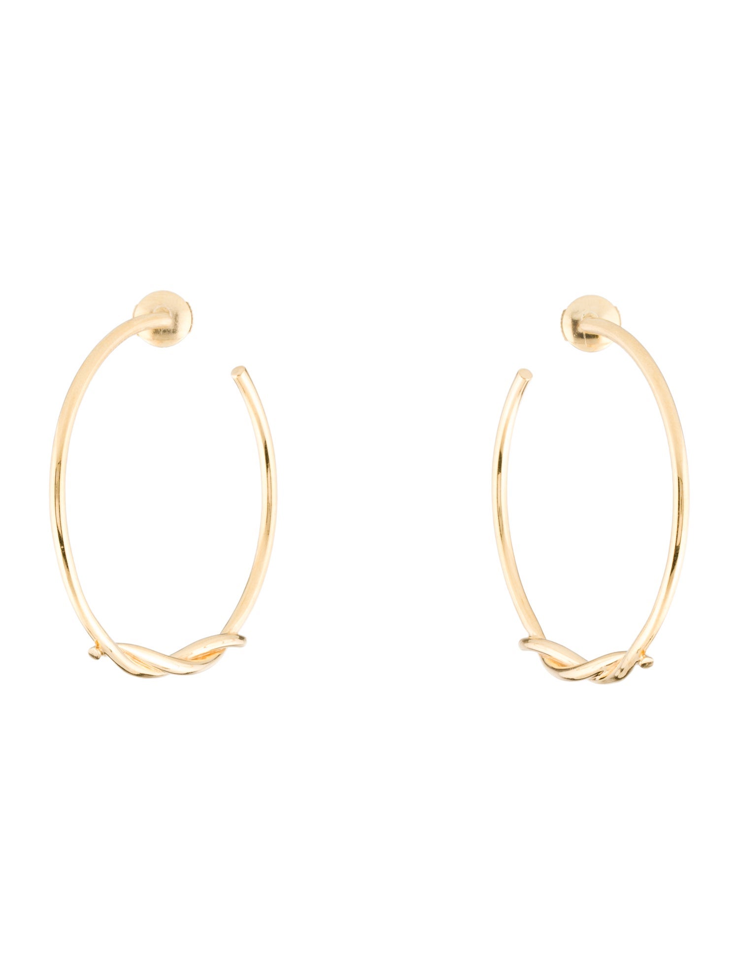 Cartier Entrelacés Hoop Earrings