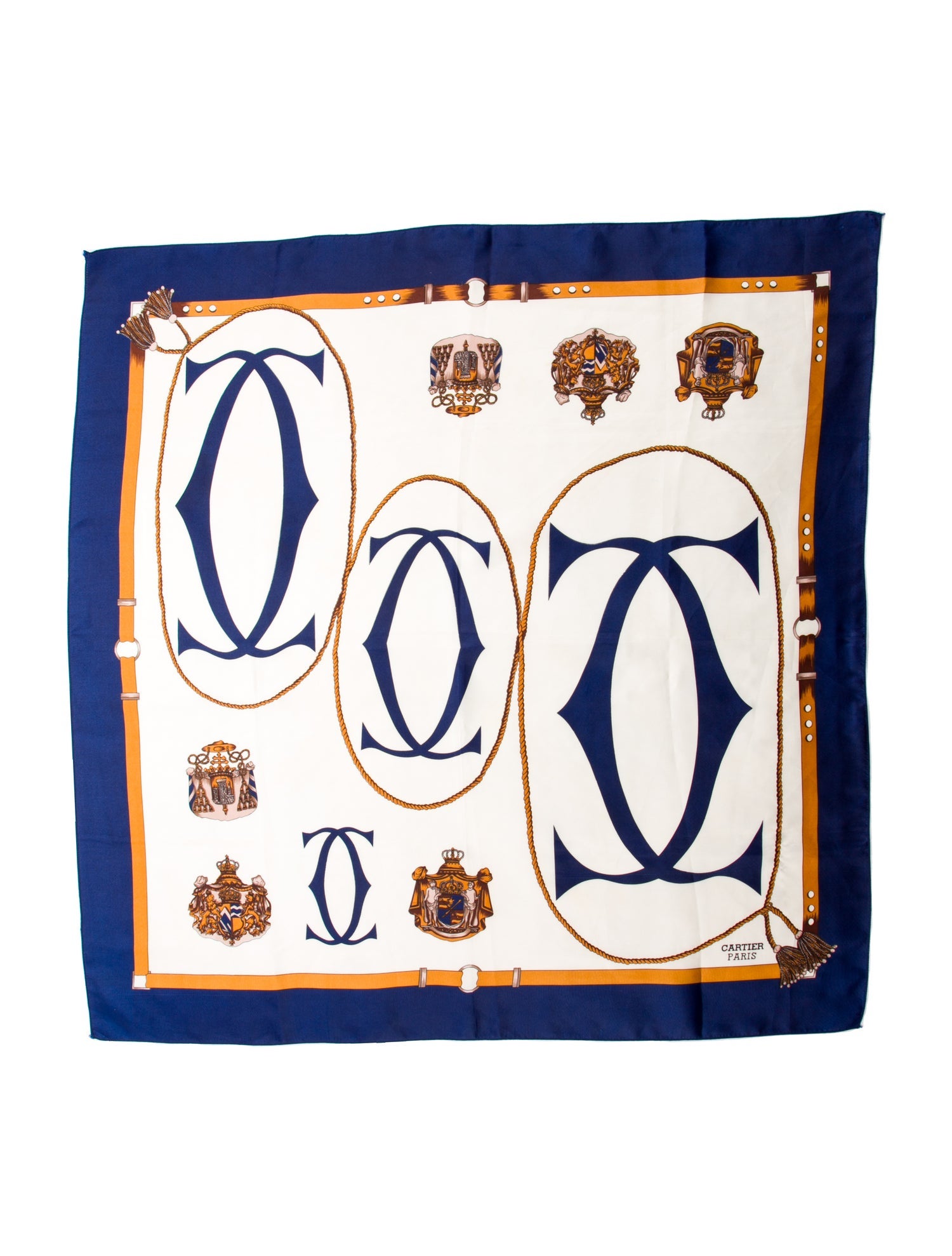 Cartier Silk Vintage Scarf