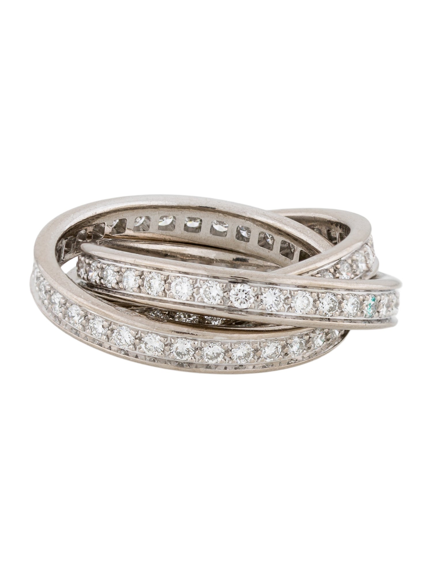 Cartier Vintage Diamond Trinity Ring