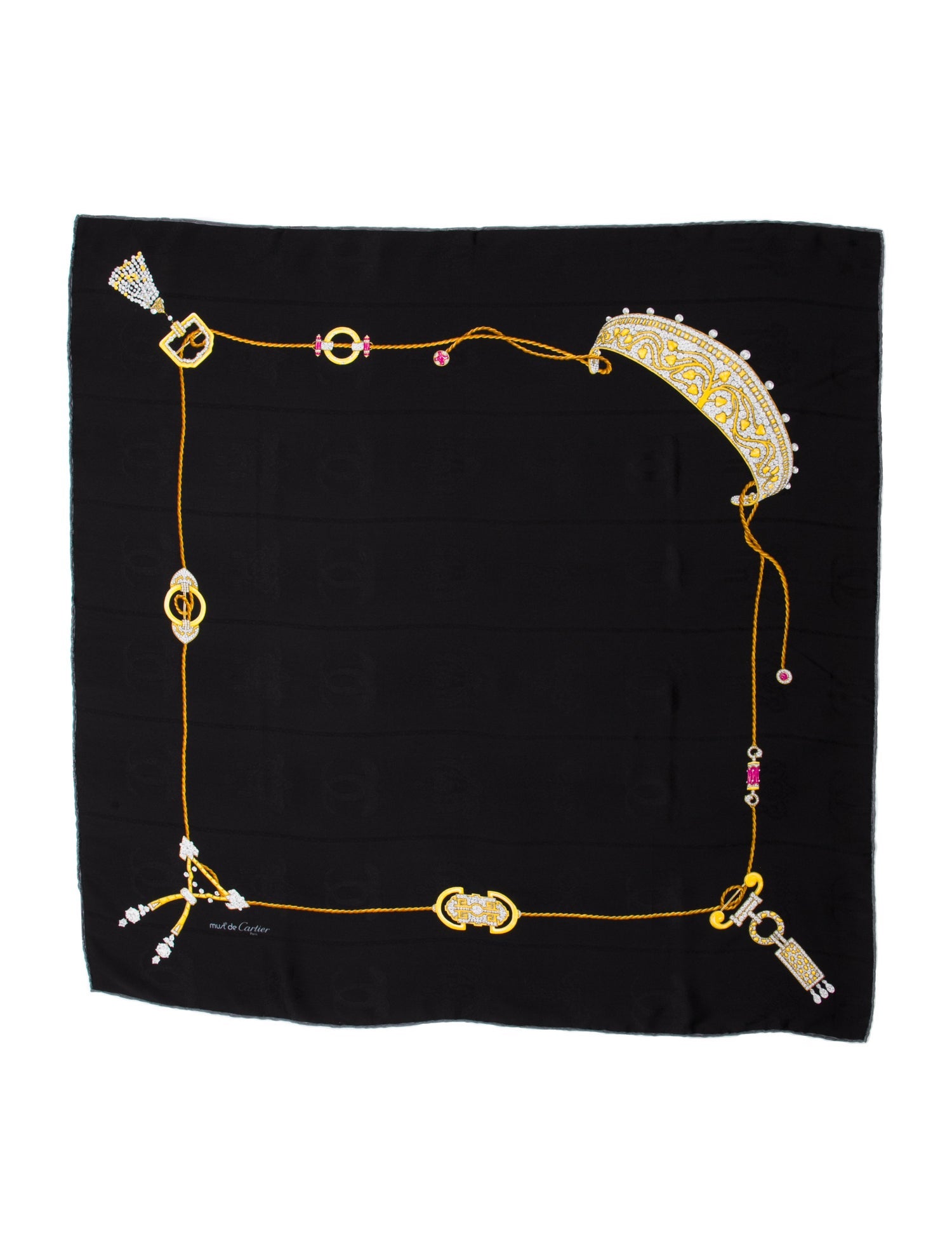 Cartier Silk Printed Scarf