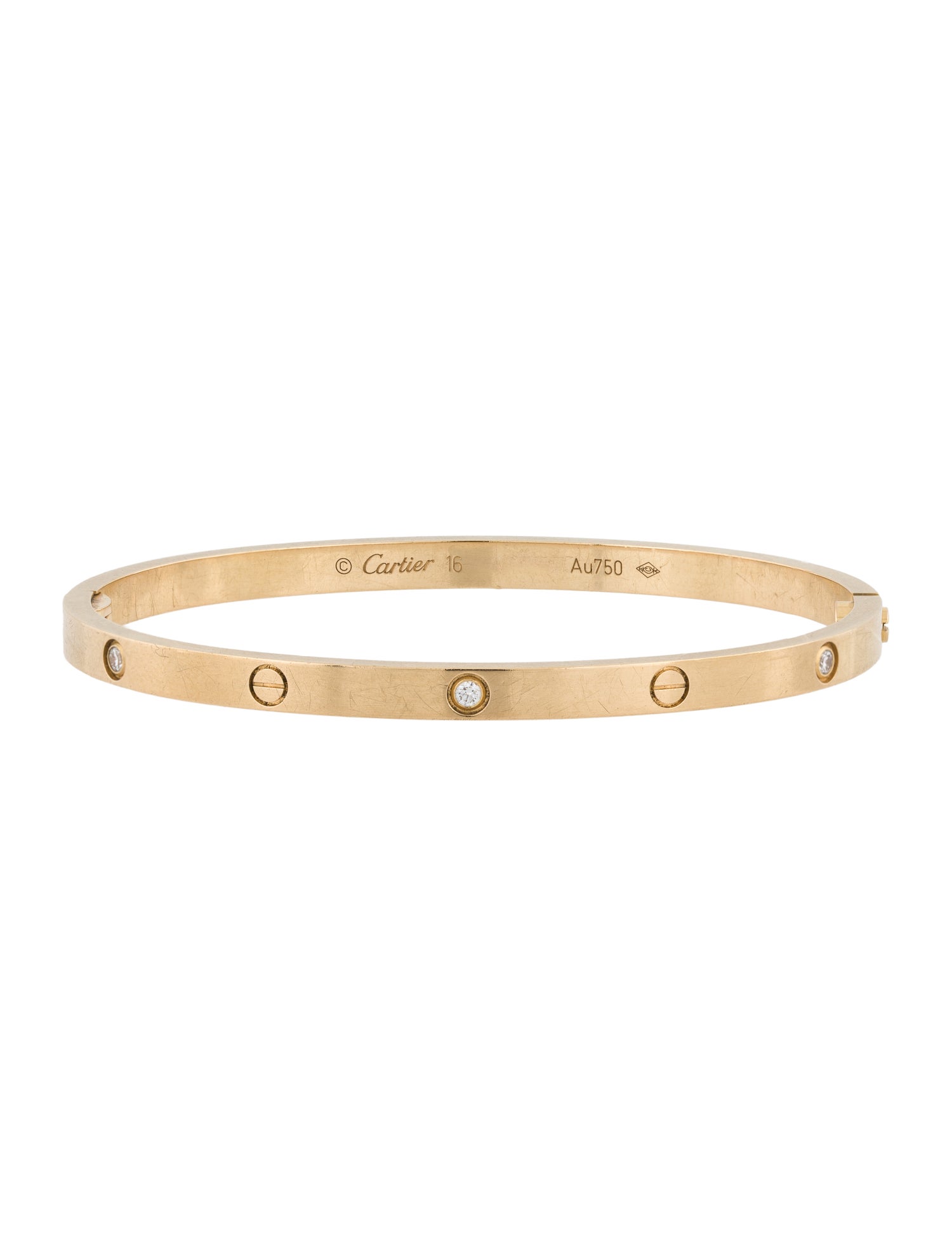 Cartier 6 Diamonds LOVE Bracelet, Small Model
