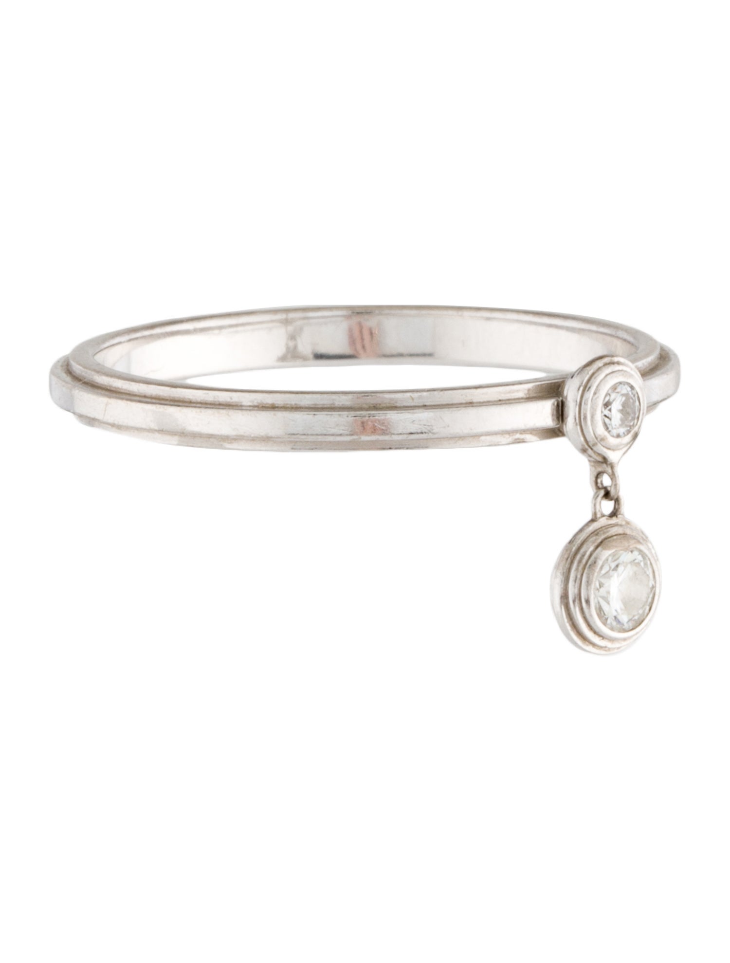 Cartier 18K Diamond Legers Charm Ring