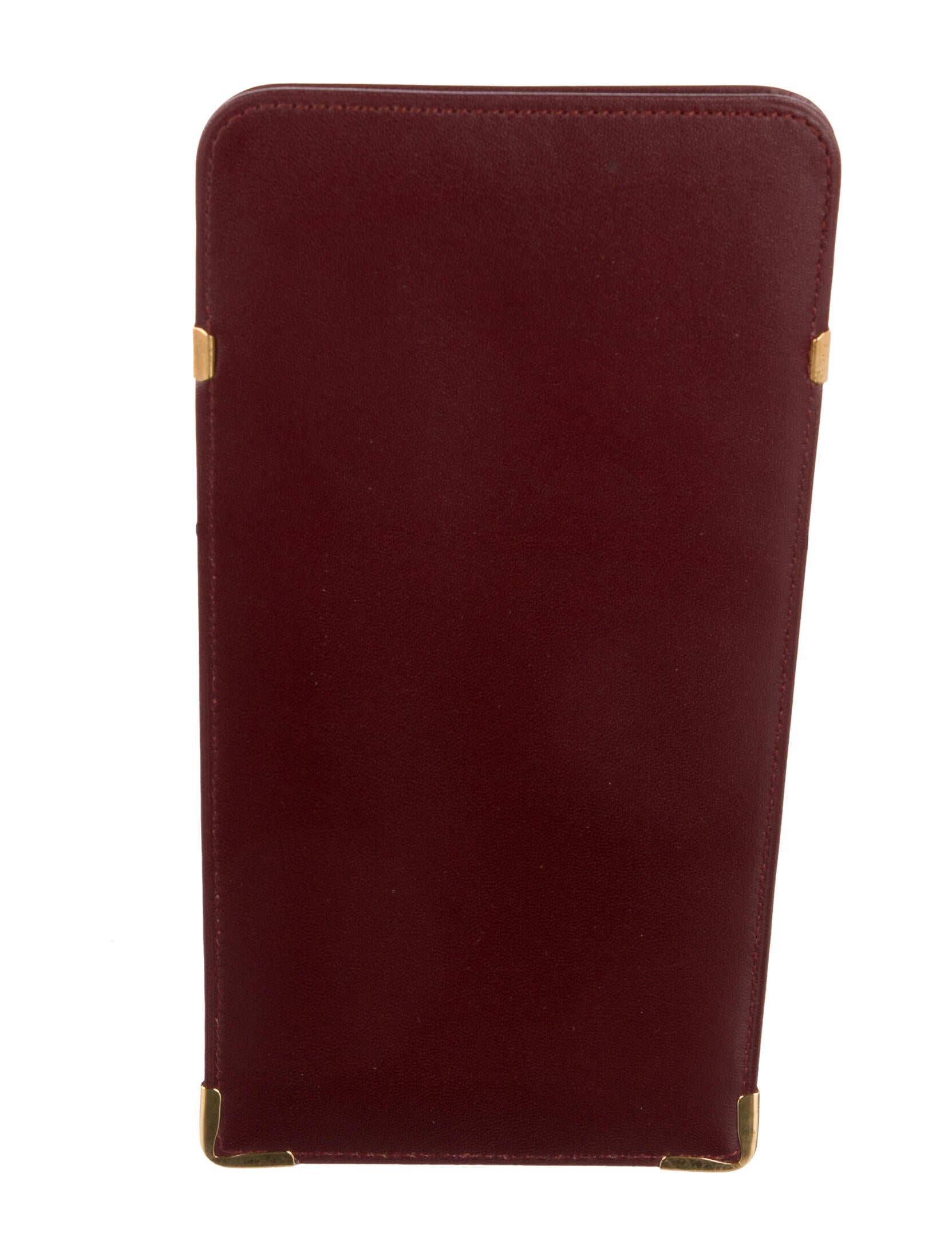 Cartier Men's Vintage Must de Cartier Burgundy Leather Pouch