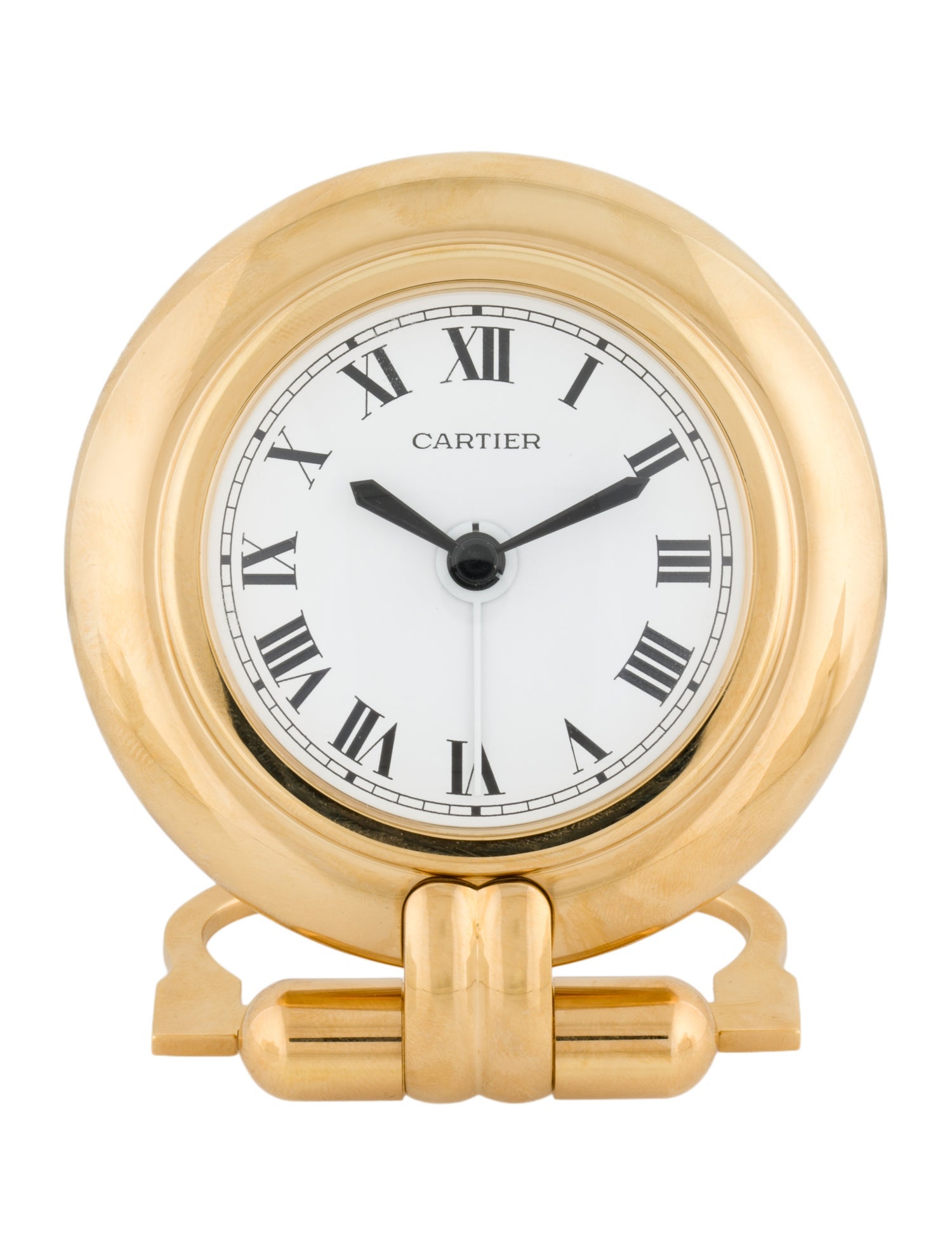 Cartier Colisee Travel Desk Alarm Clock