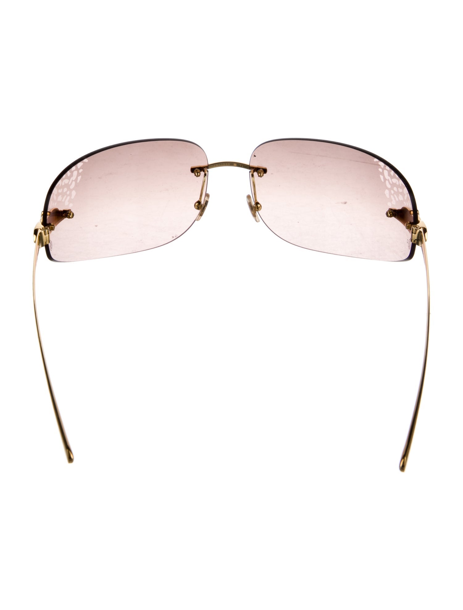 Cartier Panthere De Cartier Shield Sunglasses