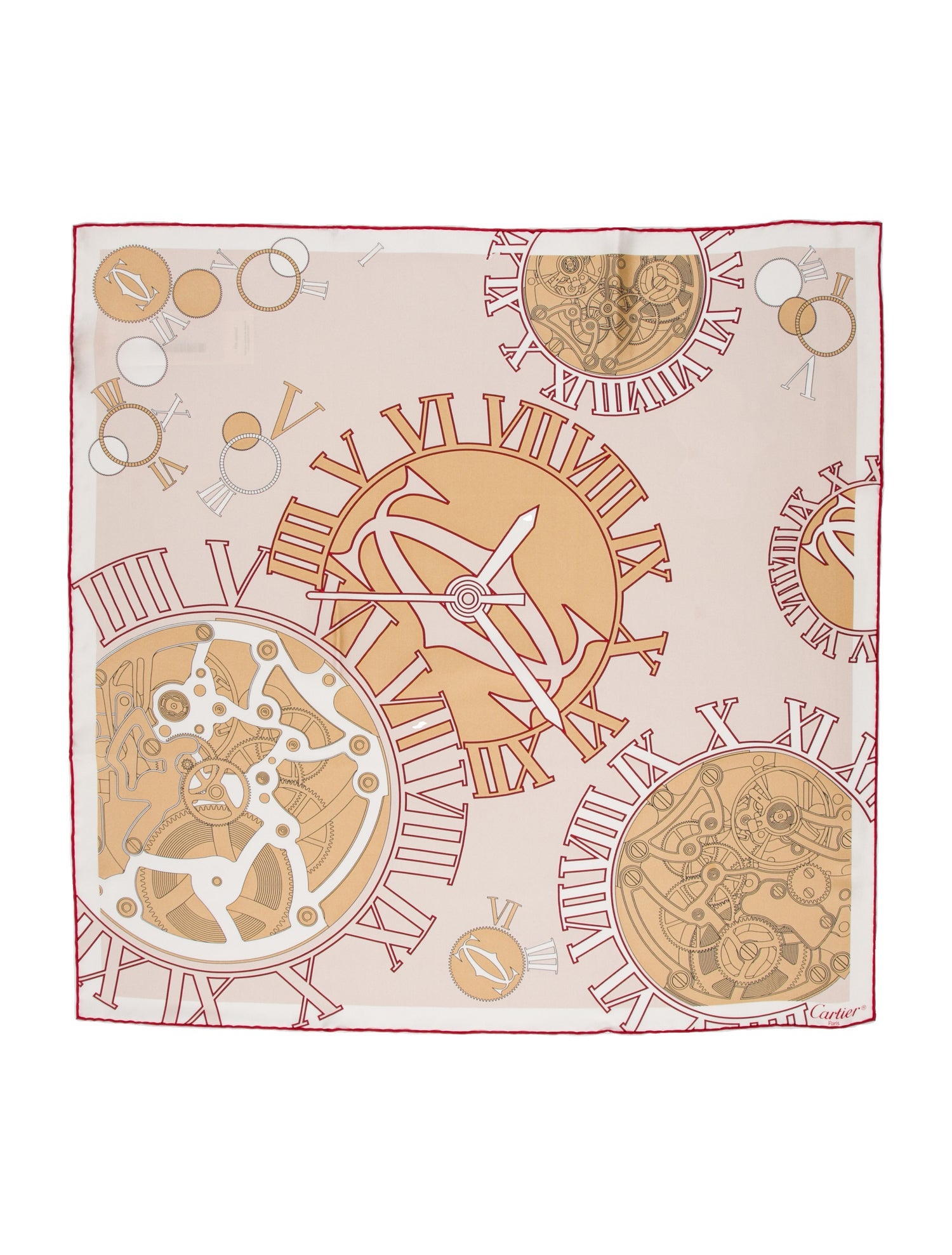 Cartier Silk Printed Scarf