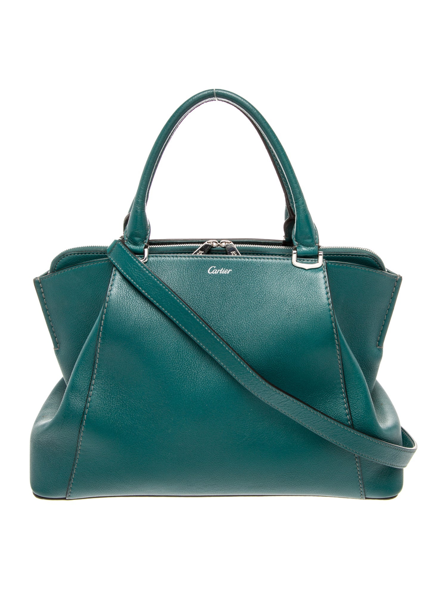 Cartier Leather C de