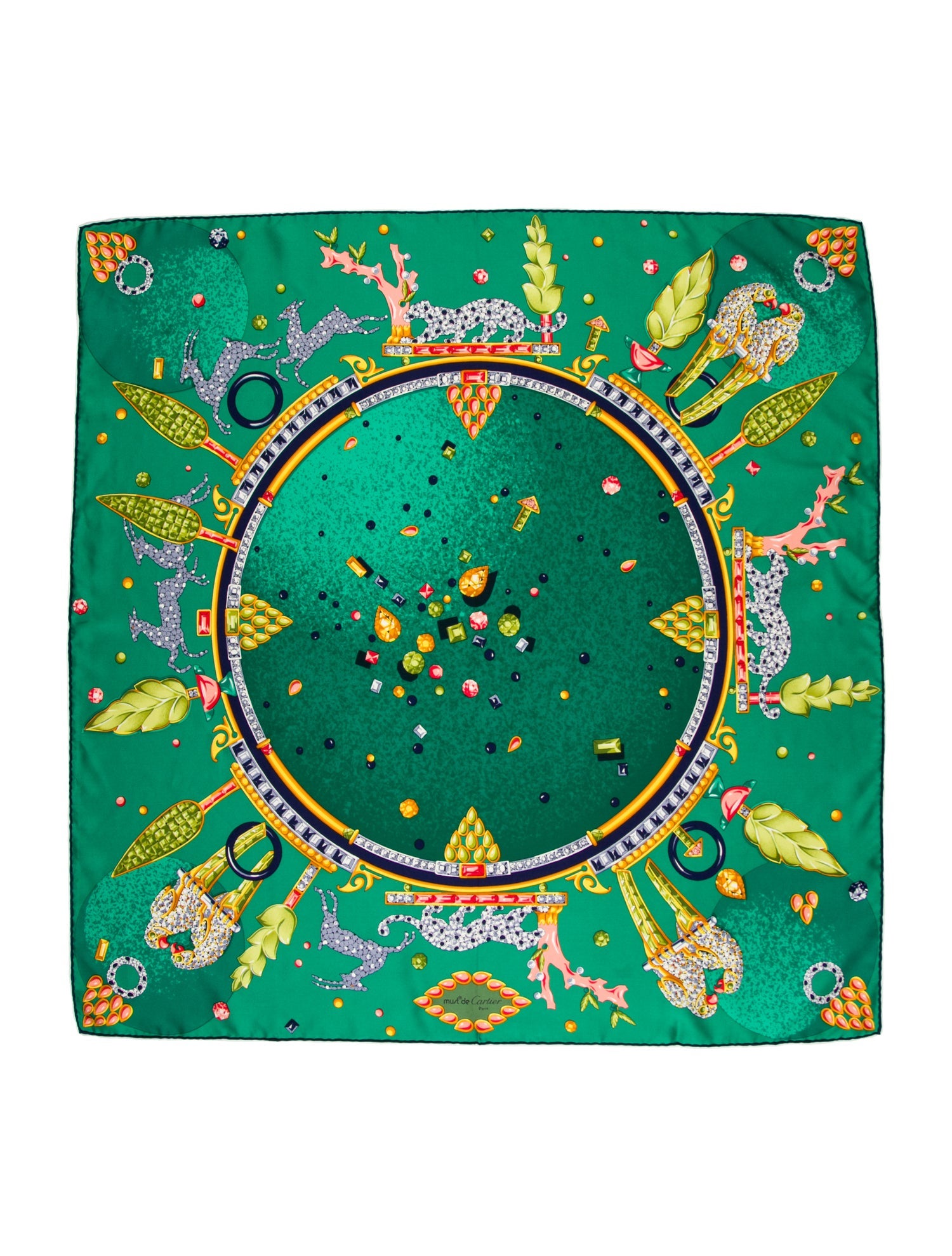 Cartier Silk Printed Scarf