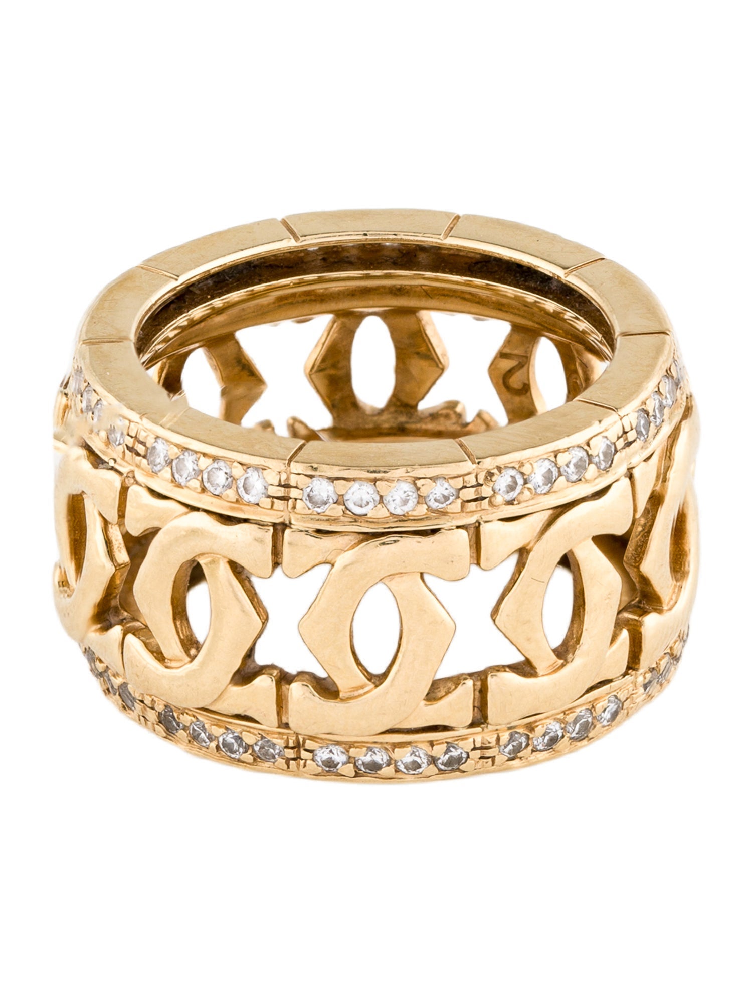 Cartier Vintage Diamond Entrelacés Ring