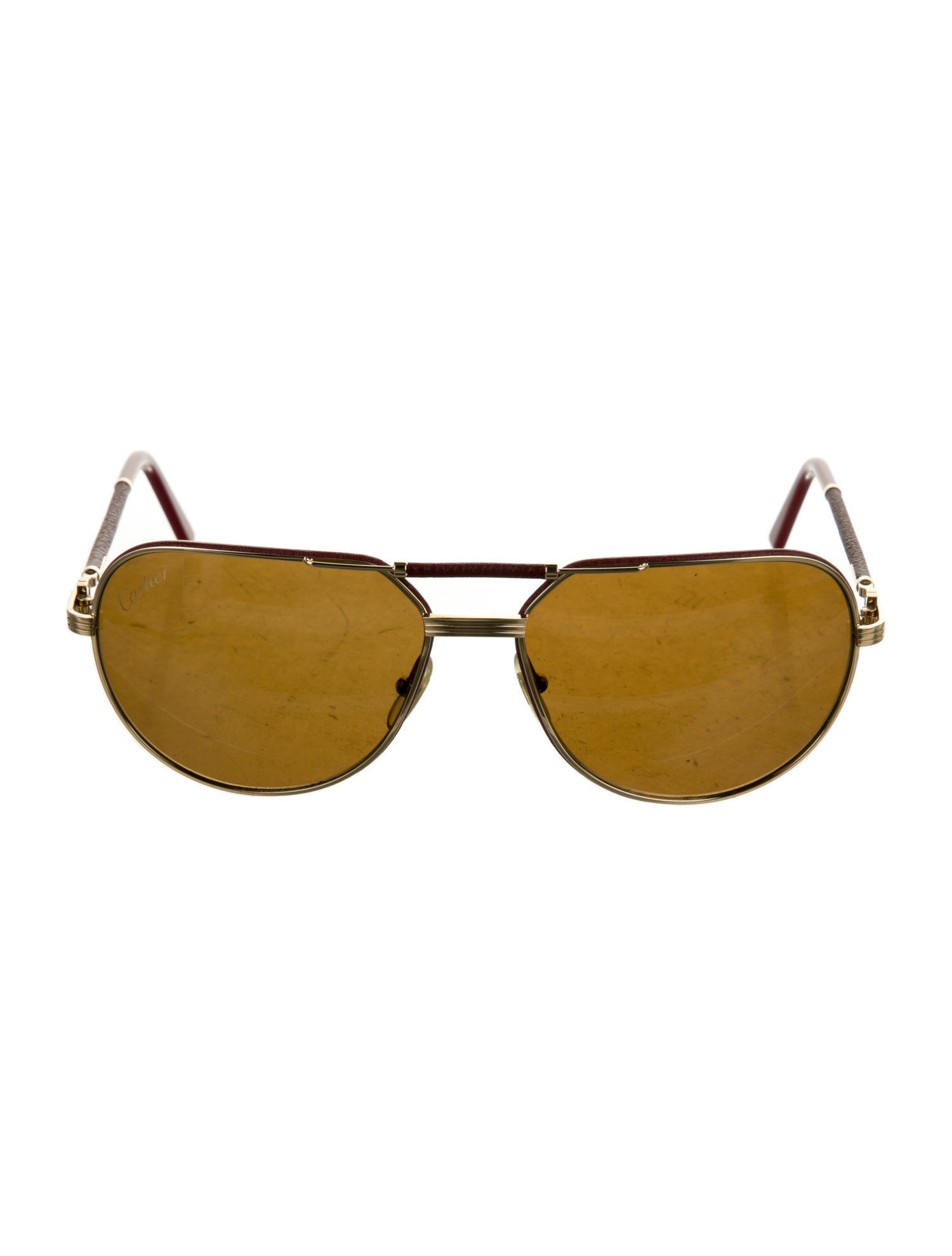 Cartier Aviator Tinted Sunglasses