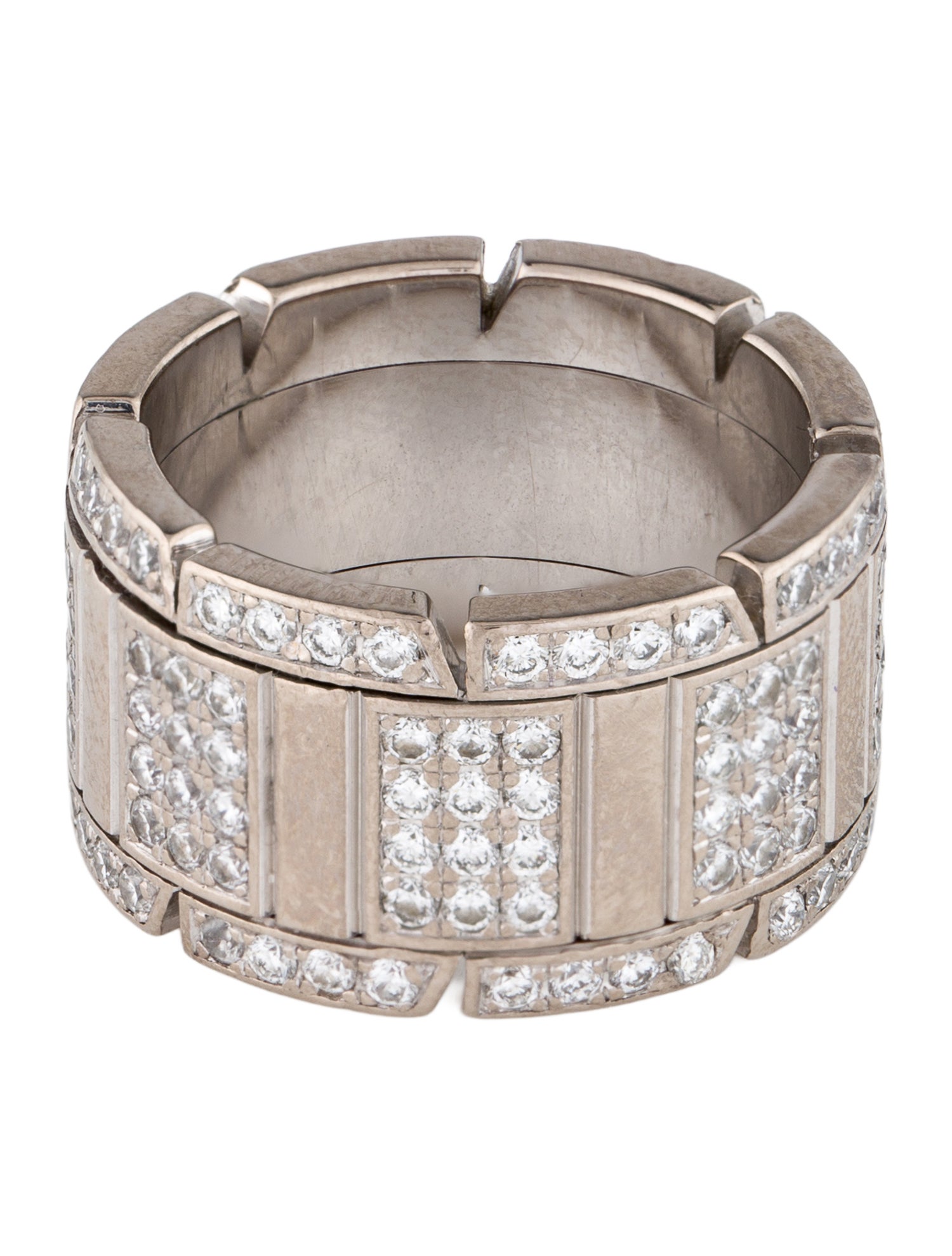 Cartier Paved Tank Francaise Ring