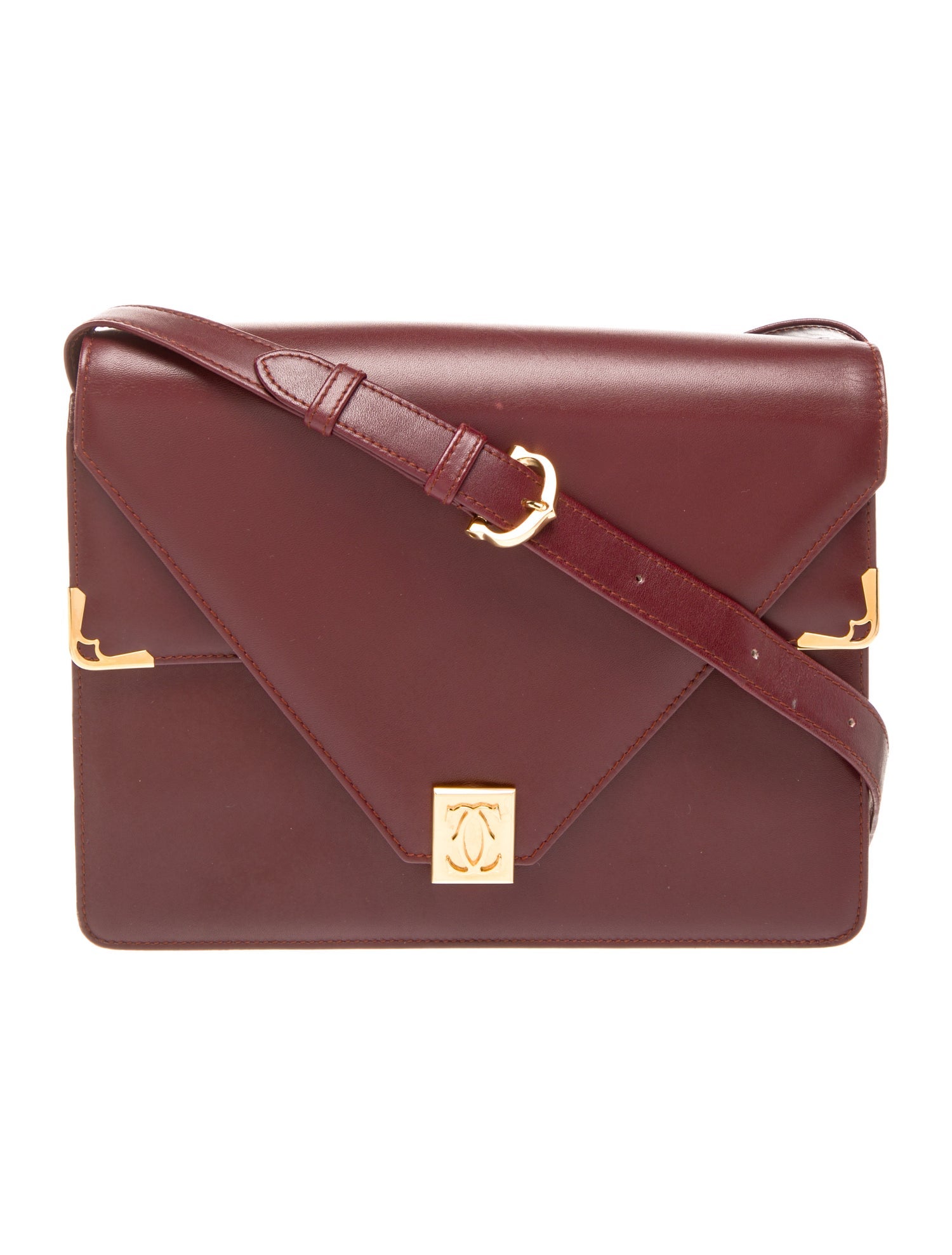 Cartier Leather Messenger Bag