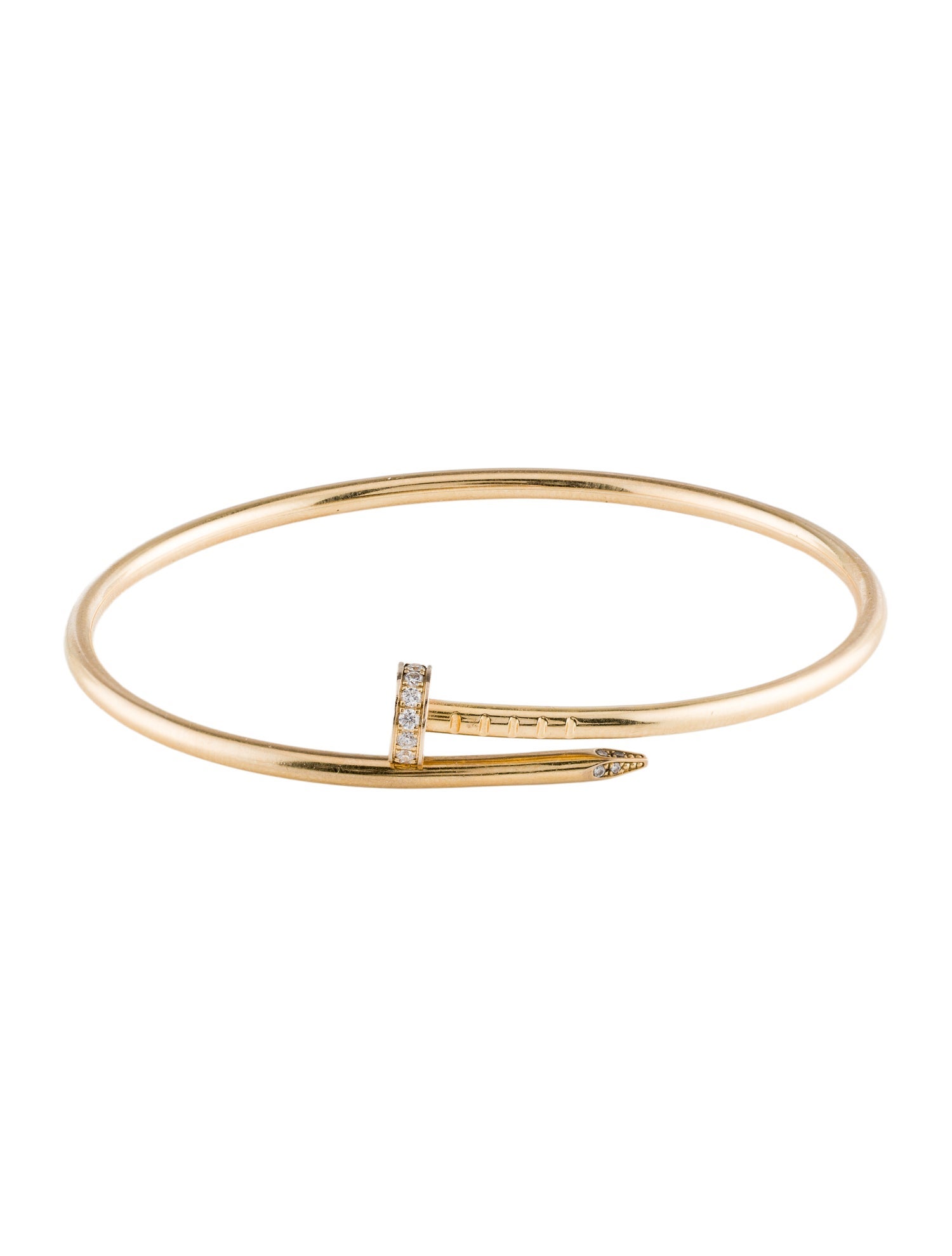 Cartier Juste un Clou Bracelet, Small Model, Diamonds