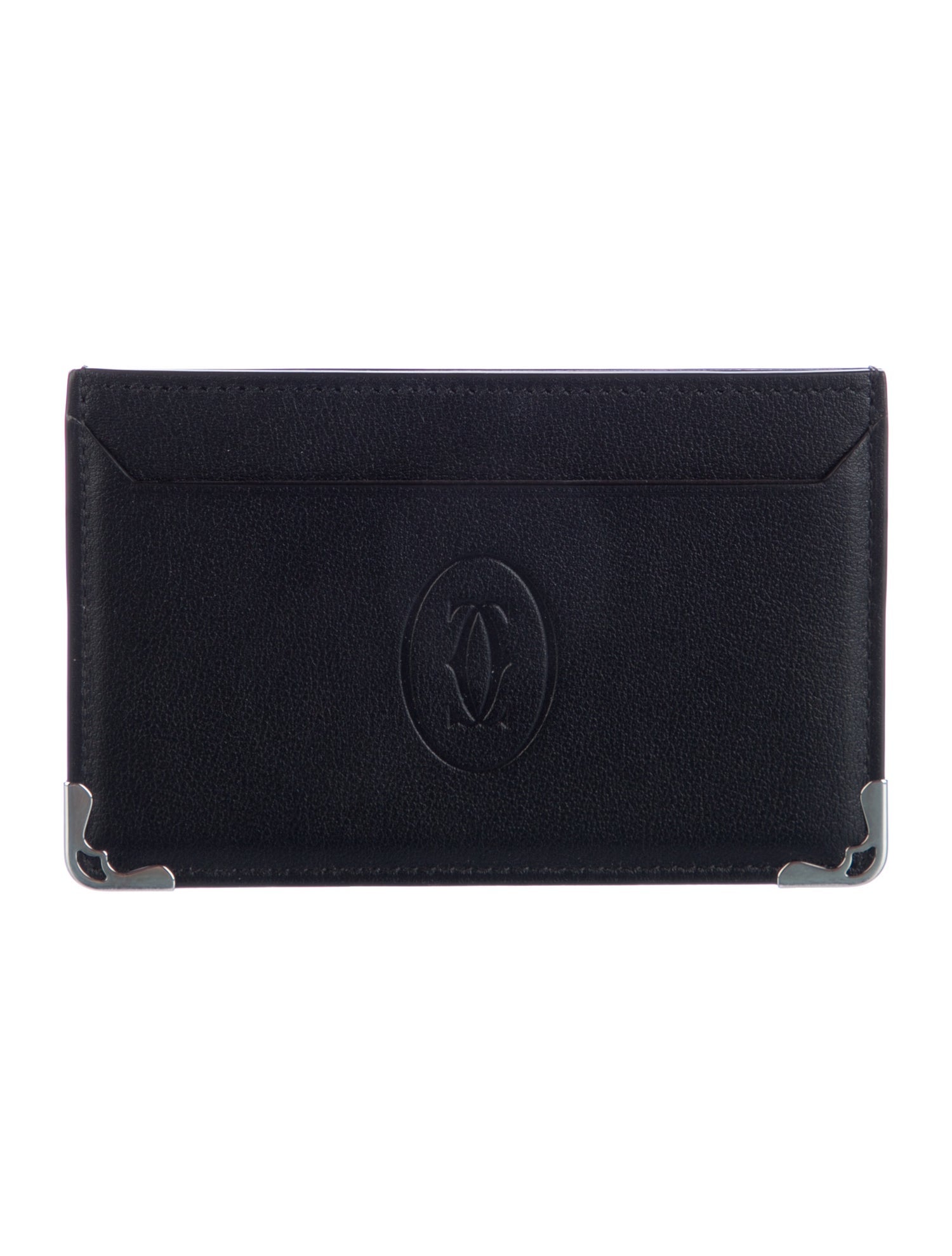 Cartier Signature Logo Leather Card Holder