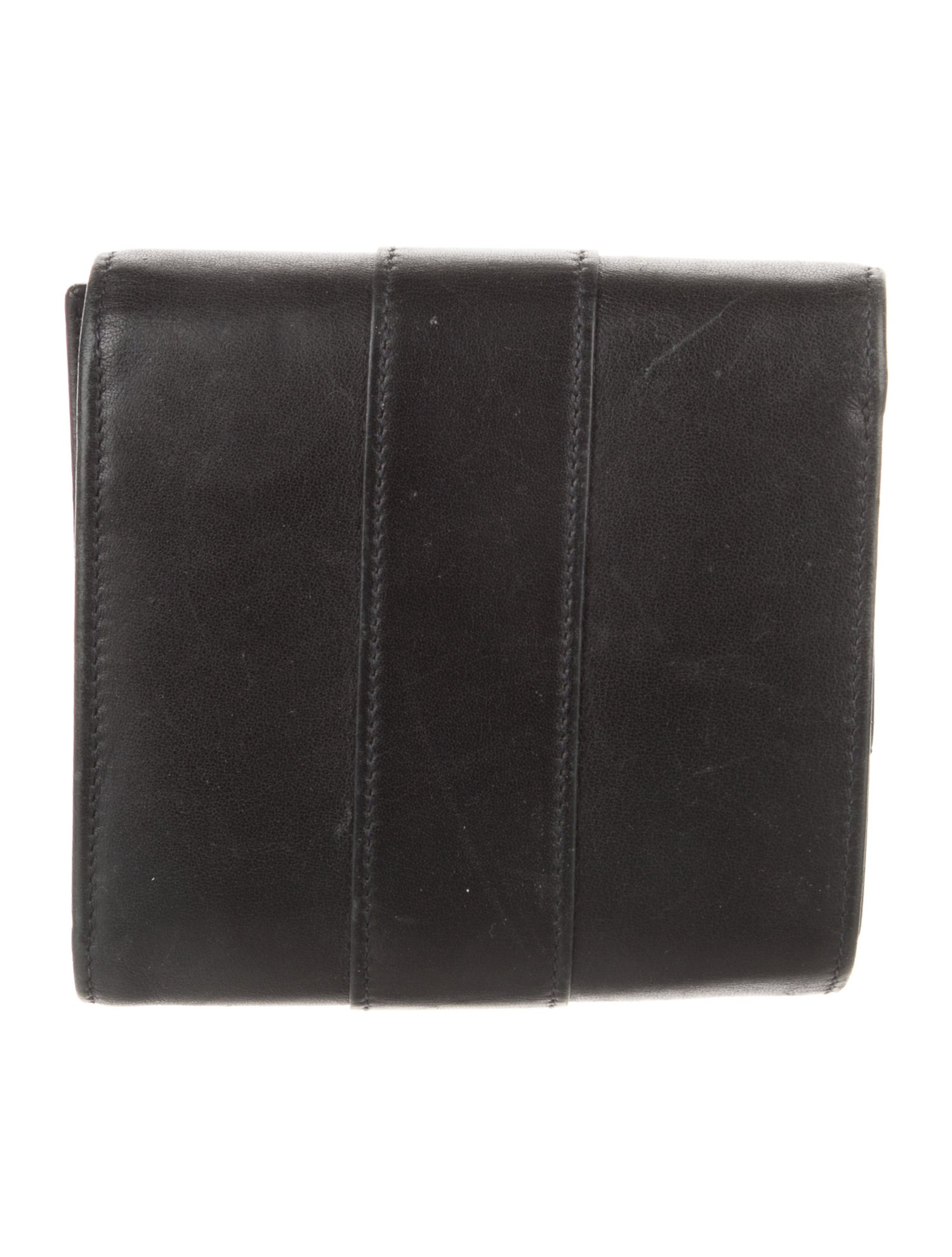 Cartier Leather Printed Compact Wallet