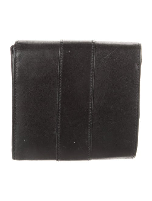 Cartier Leather Printed Compact Wallet