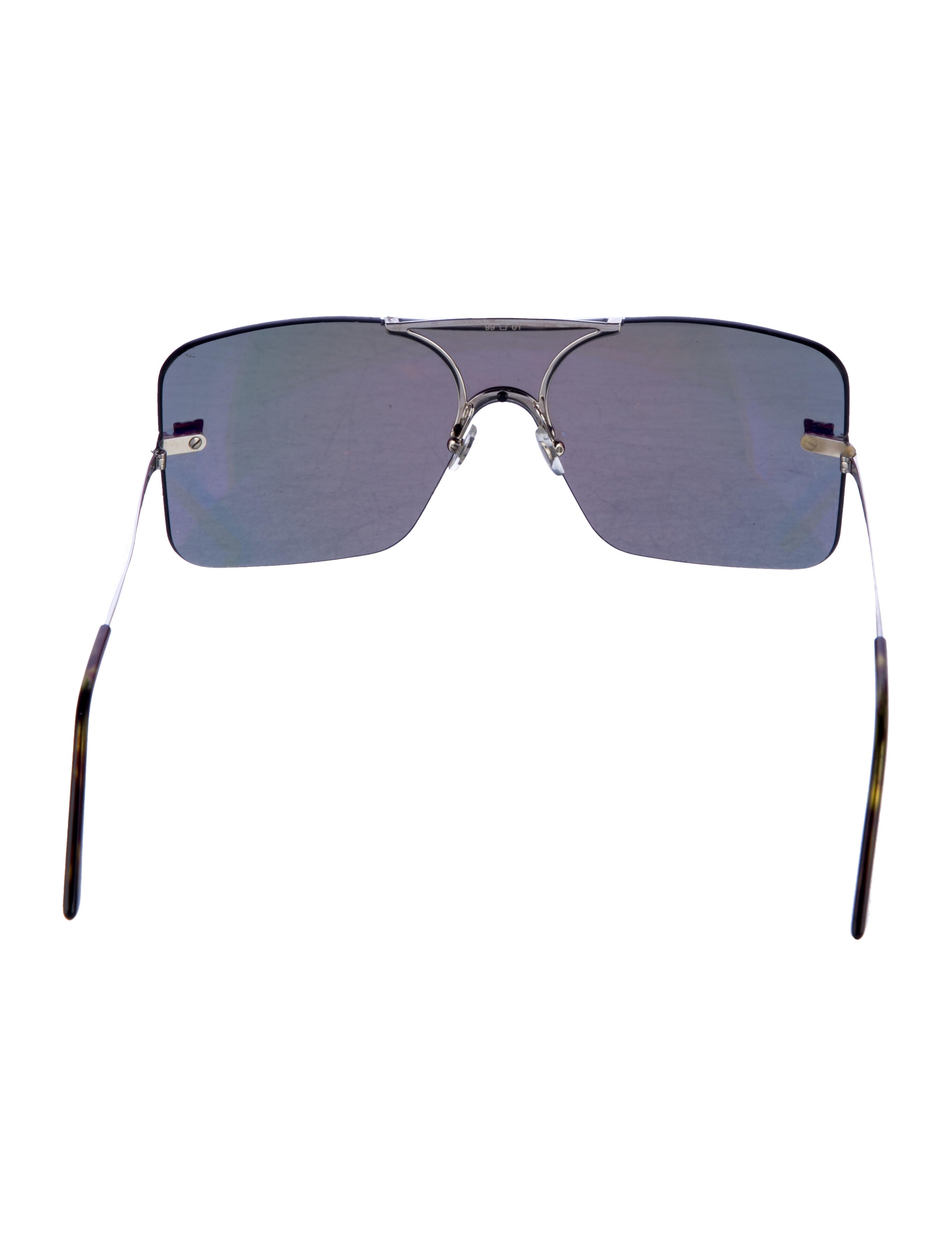 Cartier 'Panthere De Cartier' Shield Sunglasses