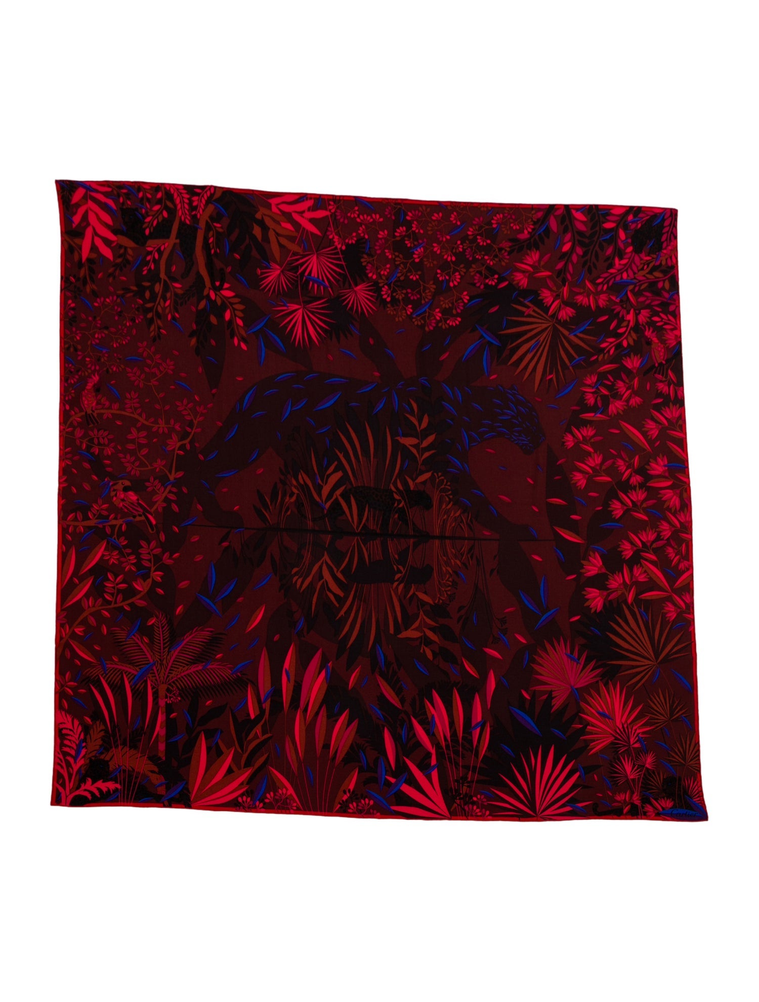 Cartier Cashmere Animal Print Shawl