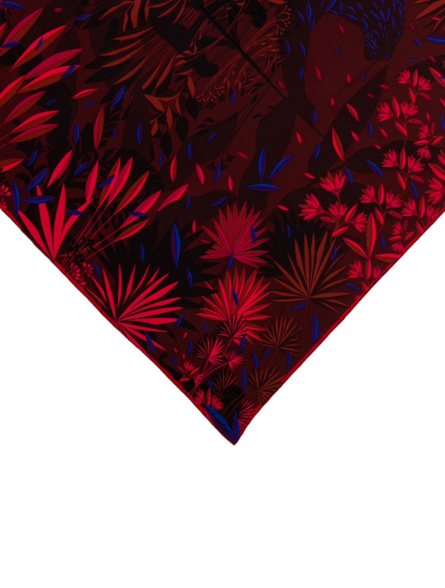 Cartier Cashmere Animal Print Shawl