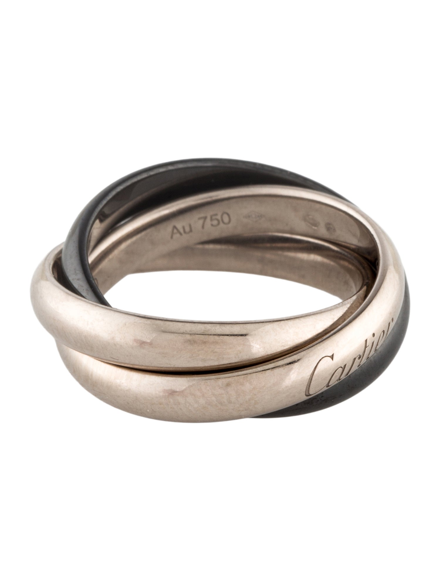 Cartier Ceramic Classic Trinity Ring