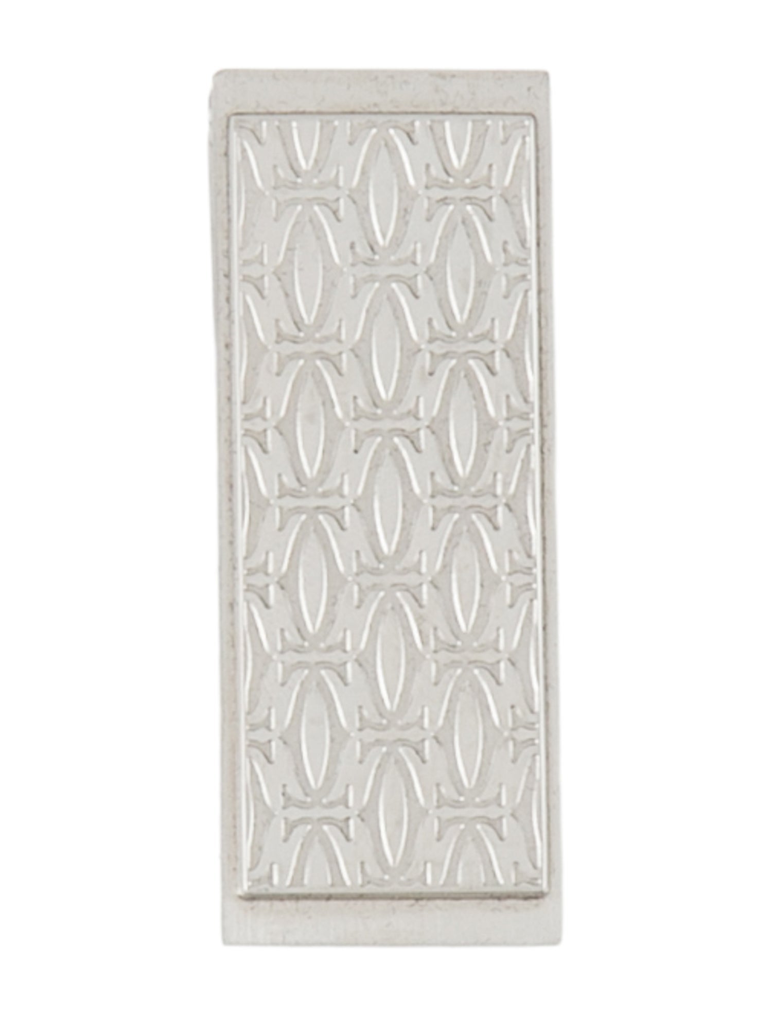 Cartier Steel Logo Money-clip With Box