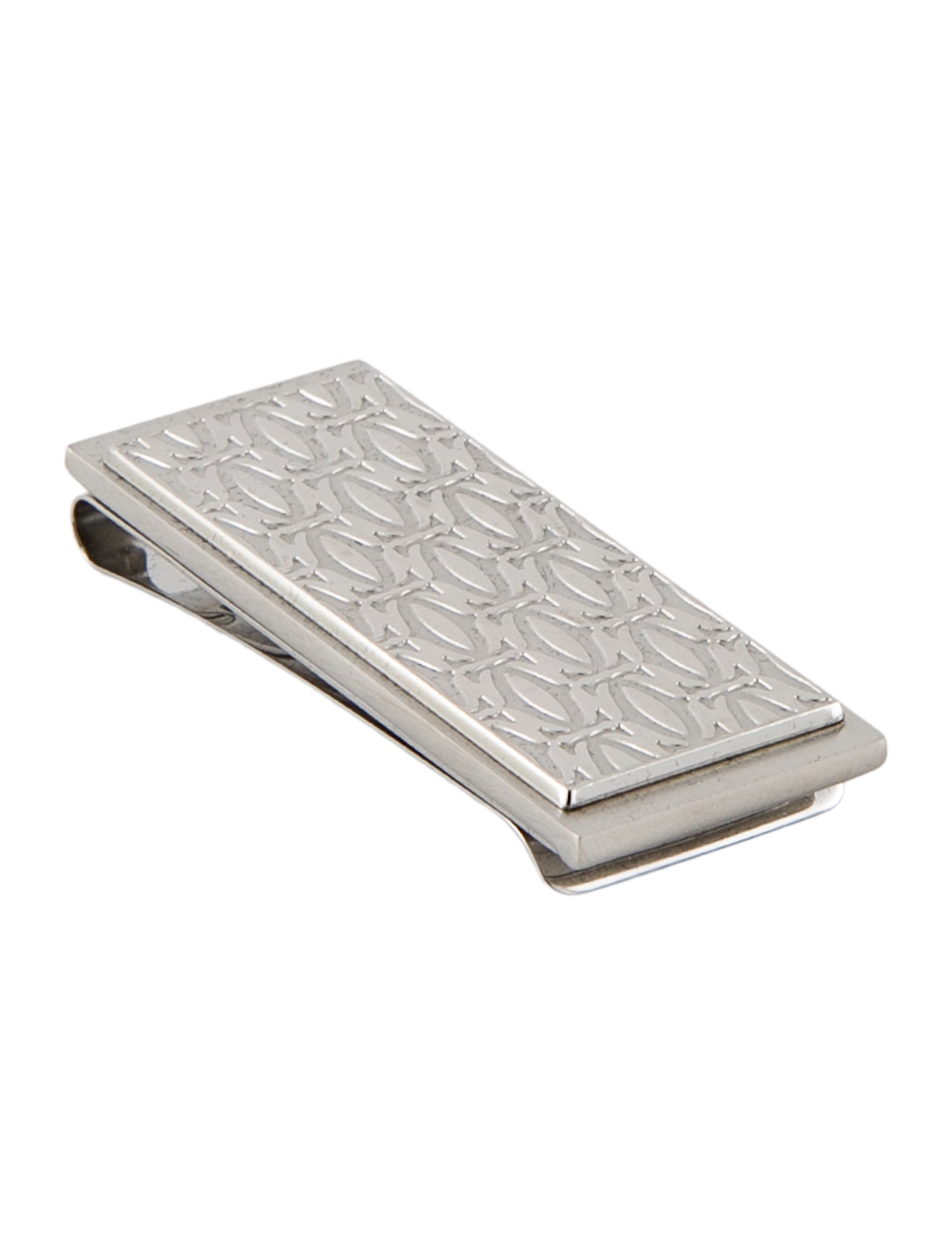 Cartier Steel Logo Money-clip With Box