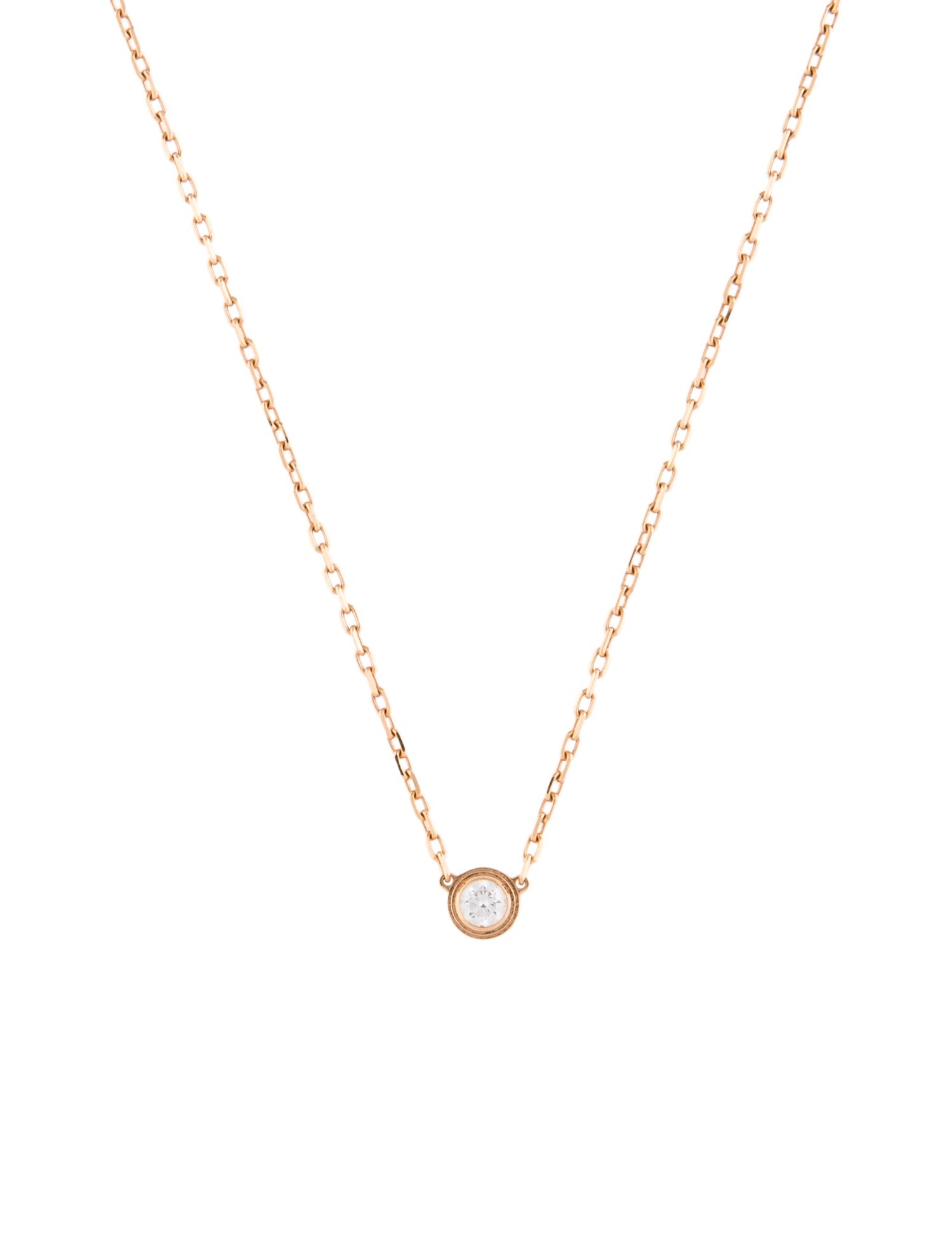 Cartier Diamond Small Cartier d'Amour Pendant Necklace