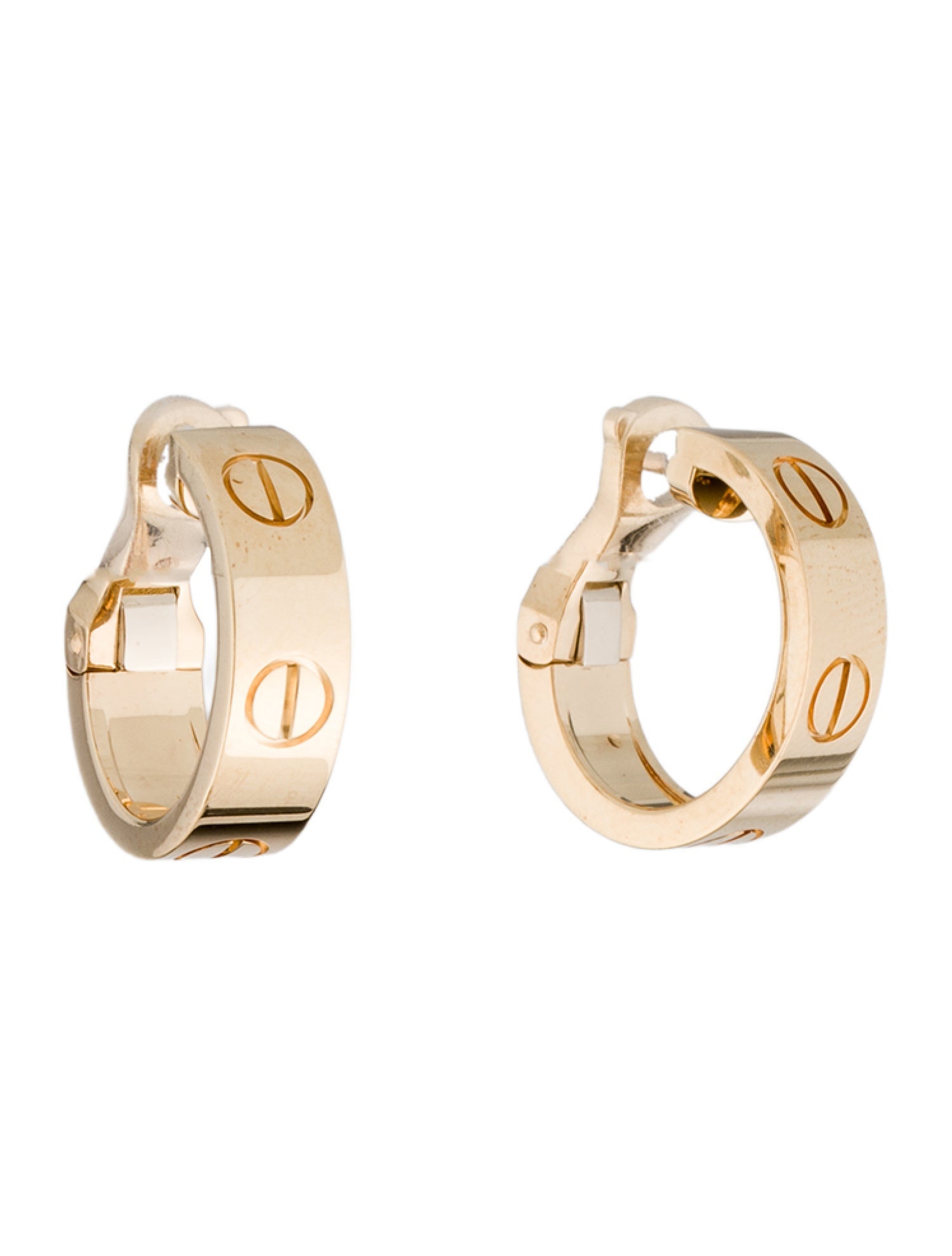 Cartier Classic LOVE Hoop Earrings