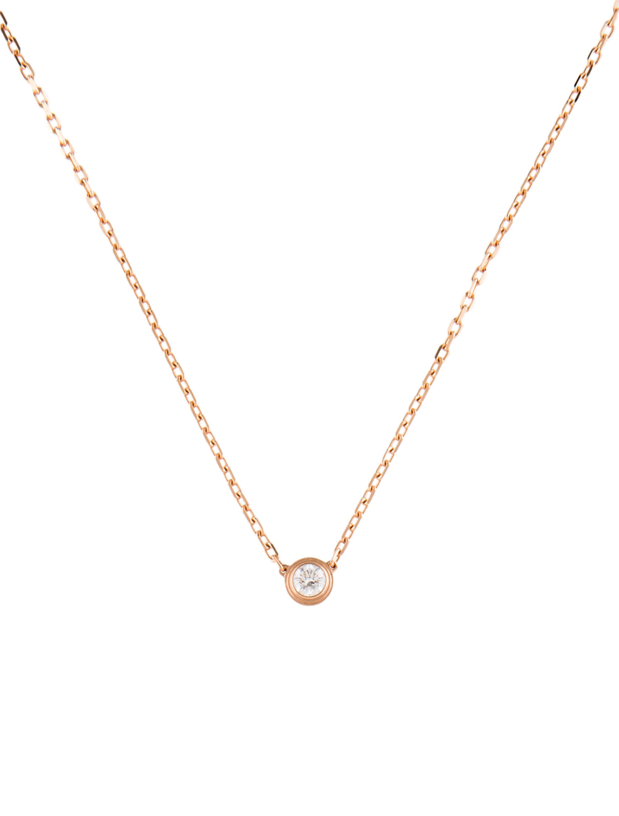 Cartier Small Diamond d'Amour Pendant Necklace