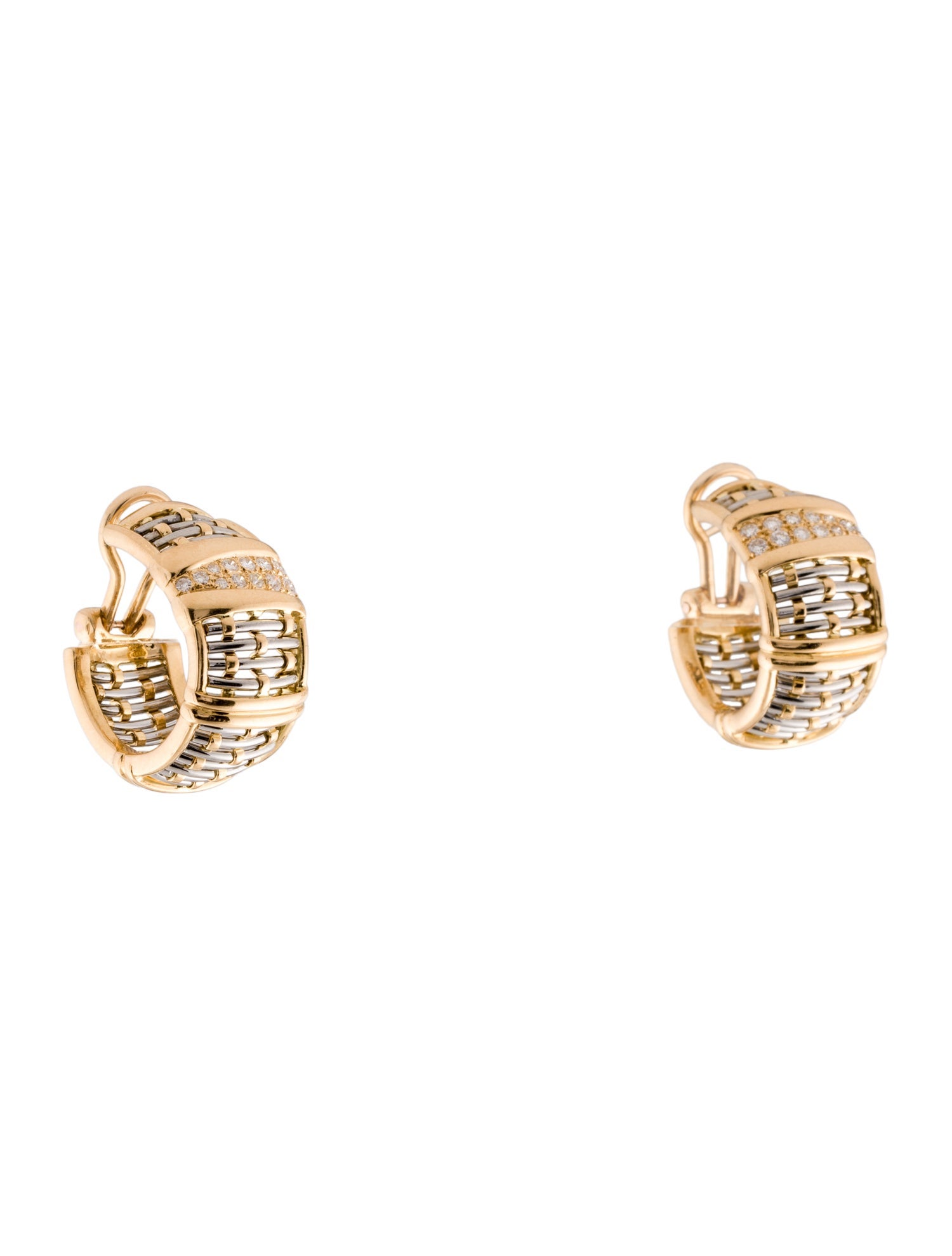 Cartier Vintage Hoop Earrings