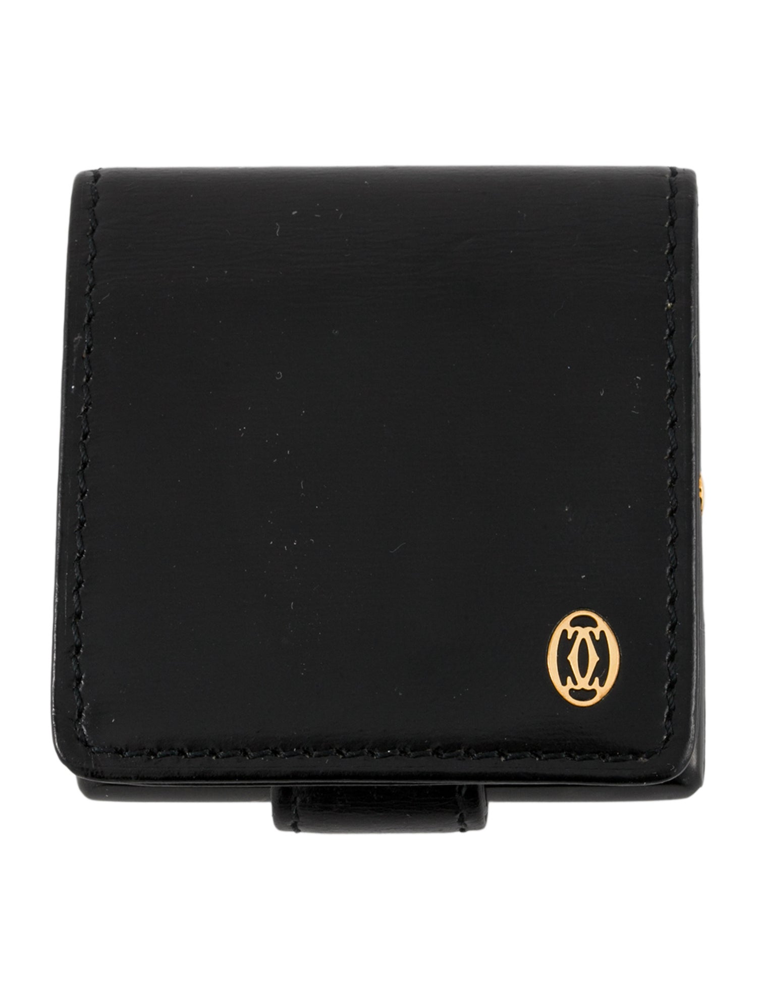 Cartier Leather Folding Travel Clock