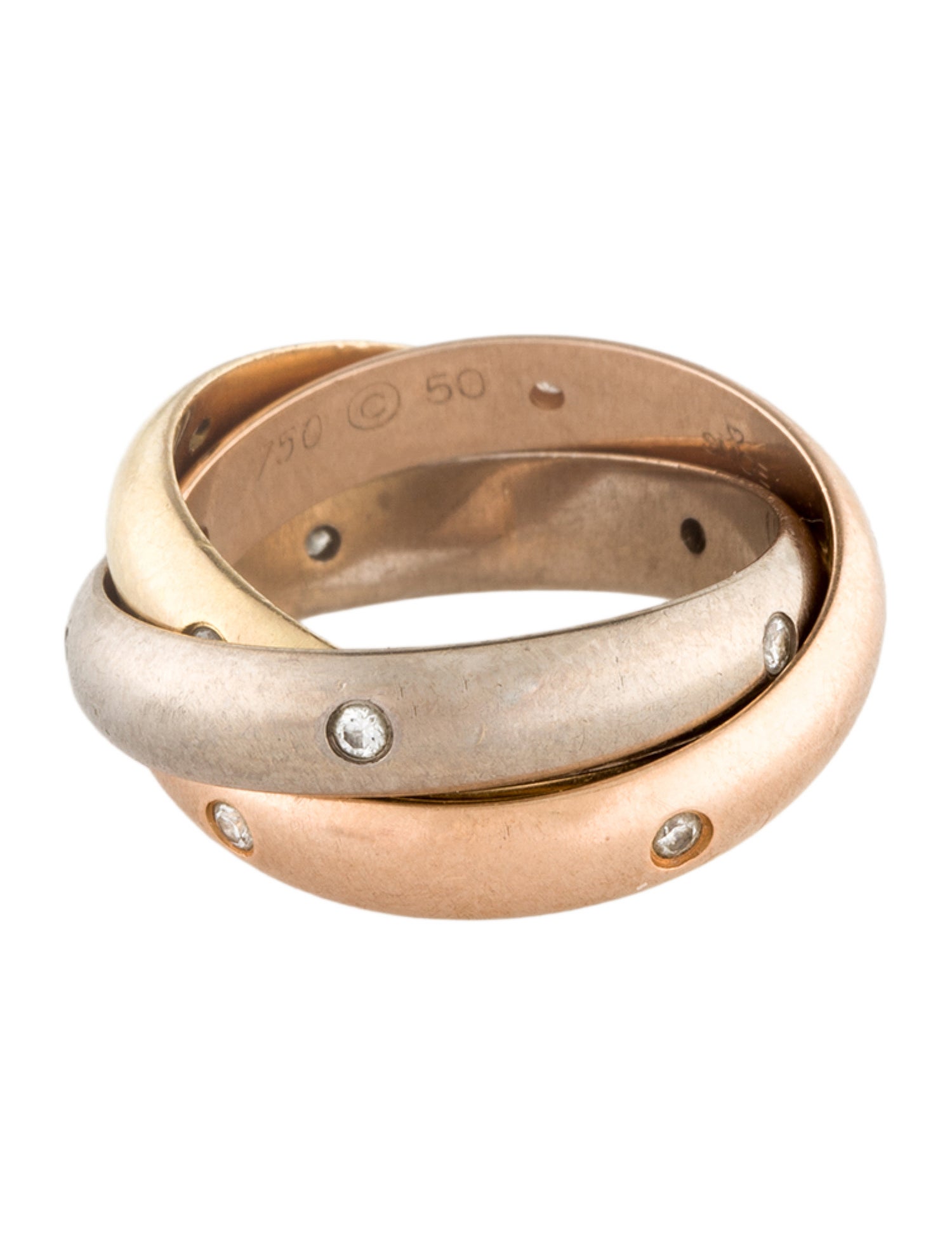 Cartier Diamond Trinity Ring