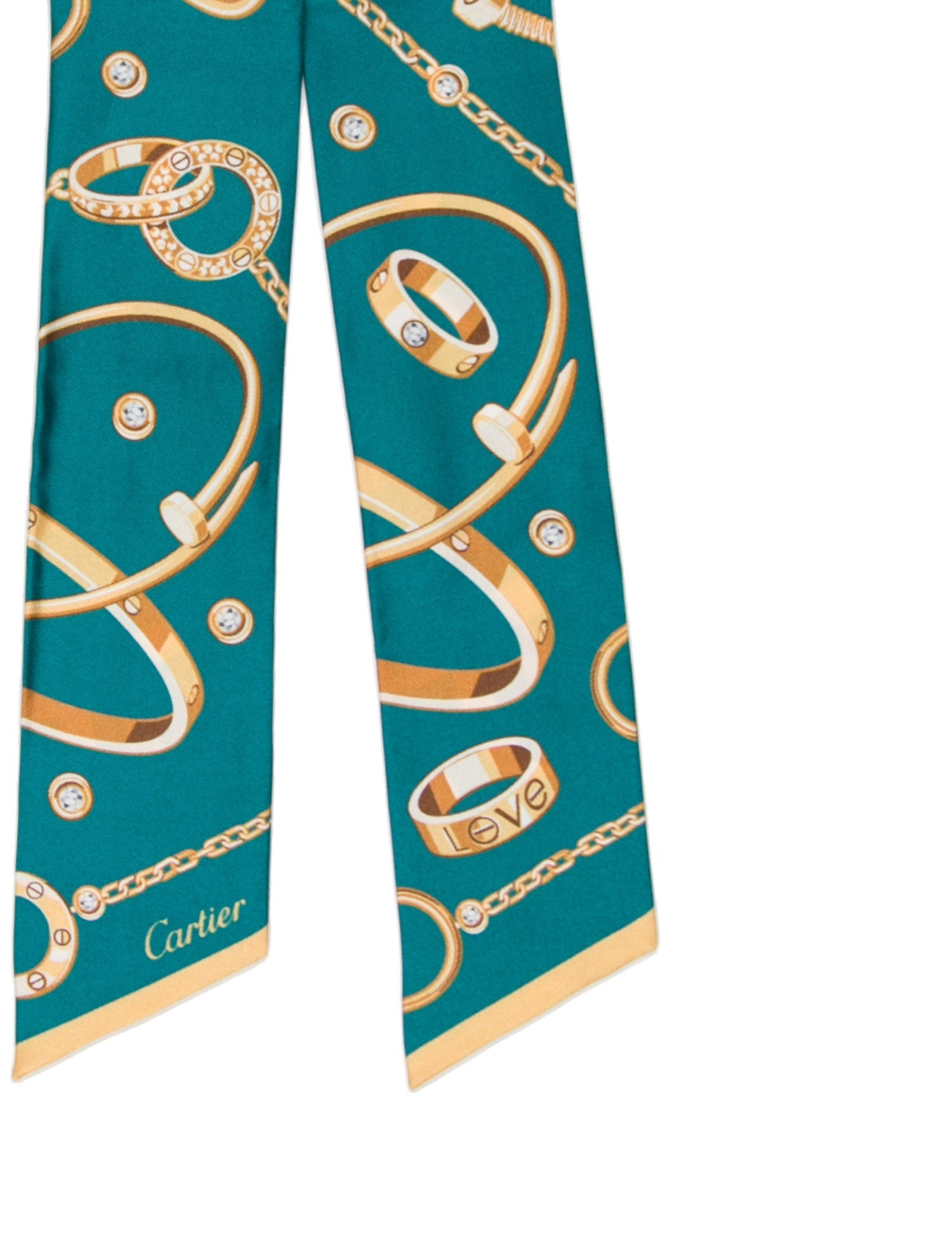 Cartier Silk Printed Scarf