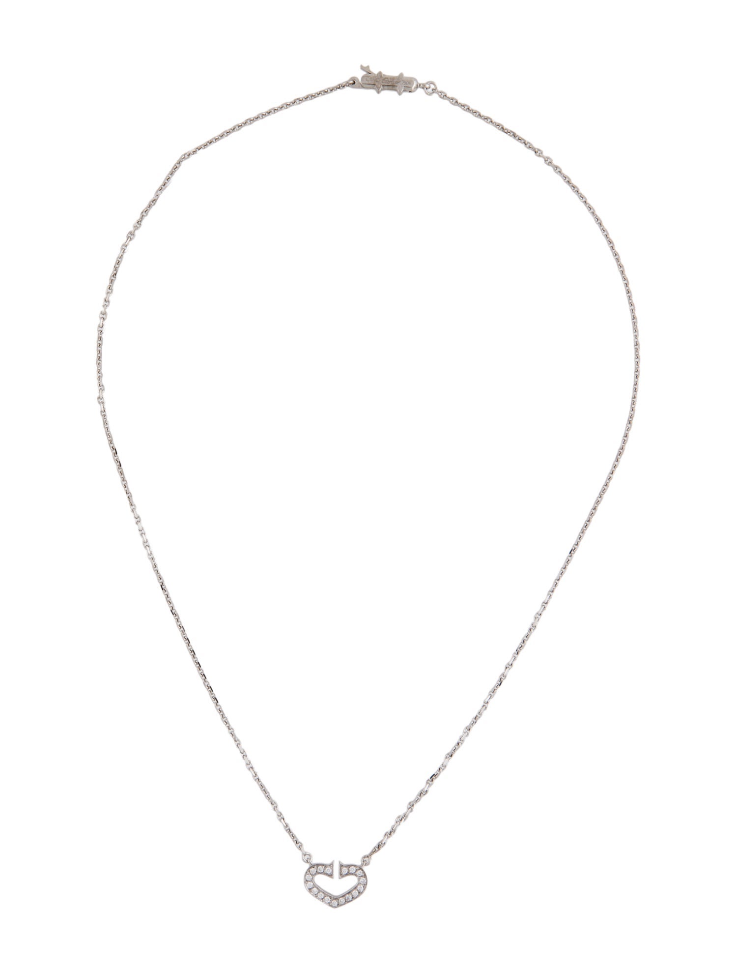 Cartier C de Cartier Heart Necklace