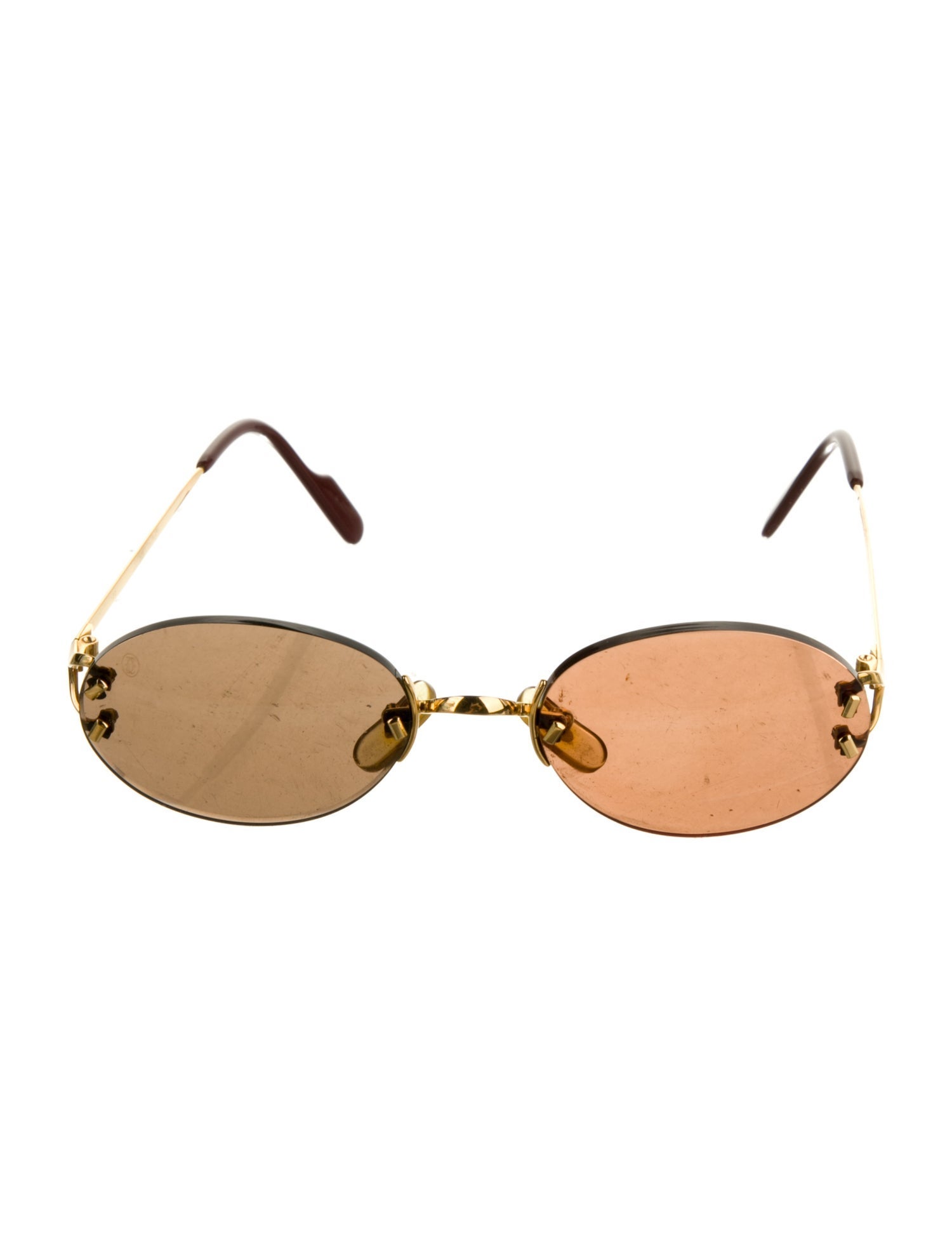 Cartier Round Tinted Sunglasses