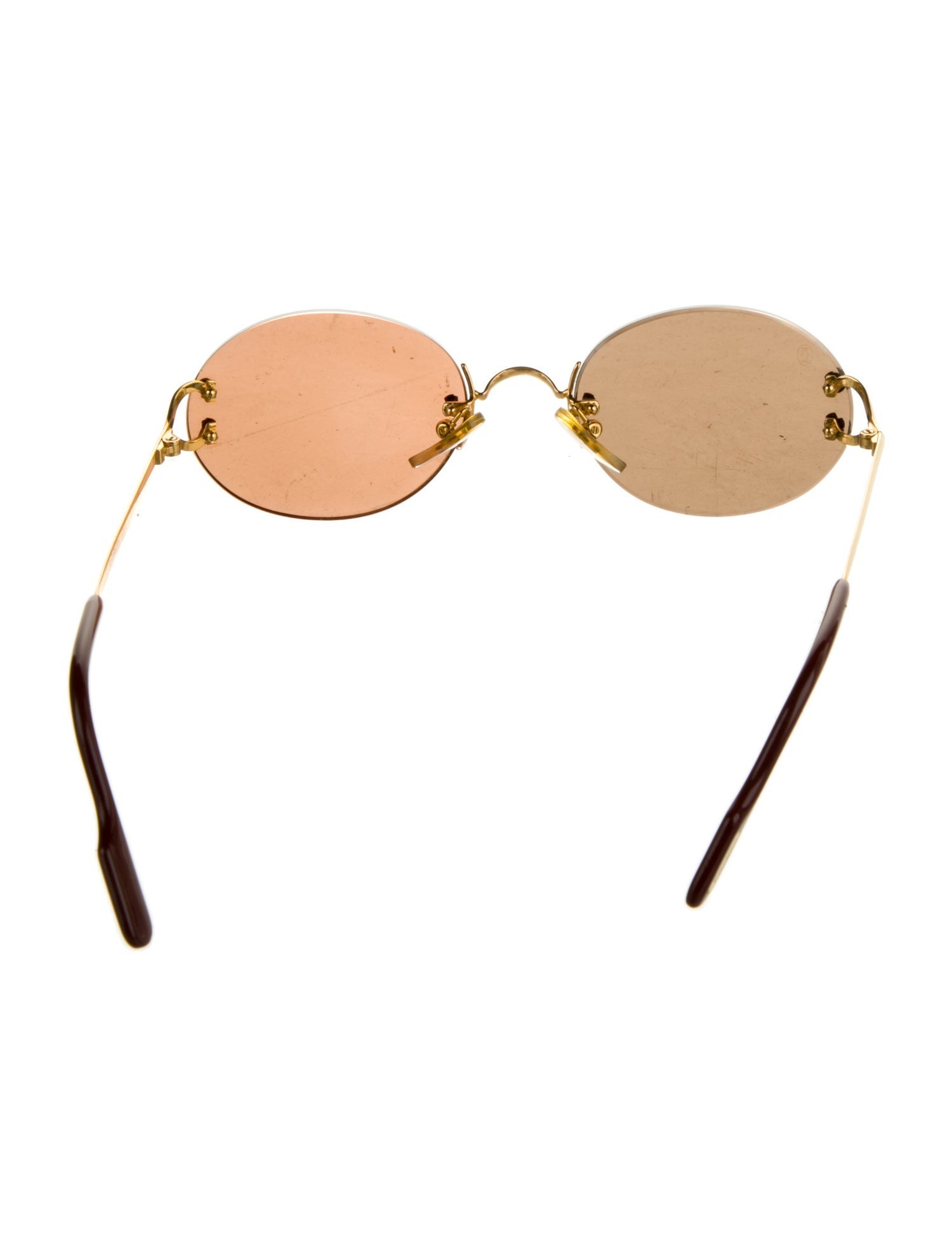 Cartier Round Tinted Sunglasses