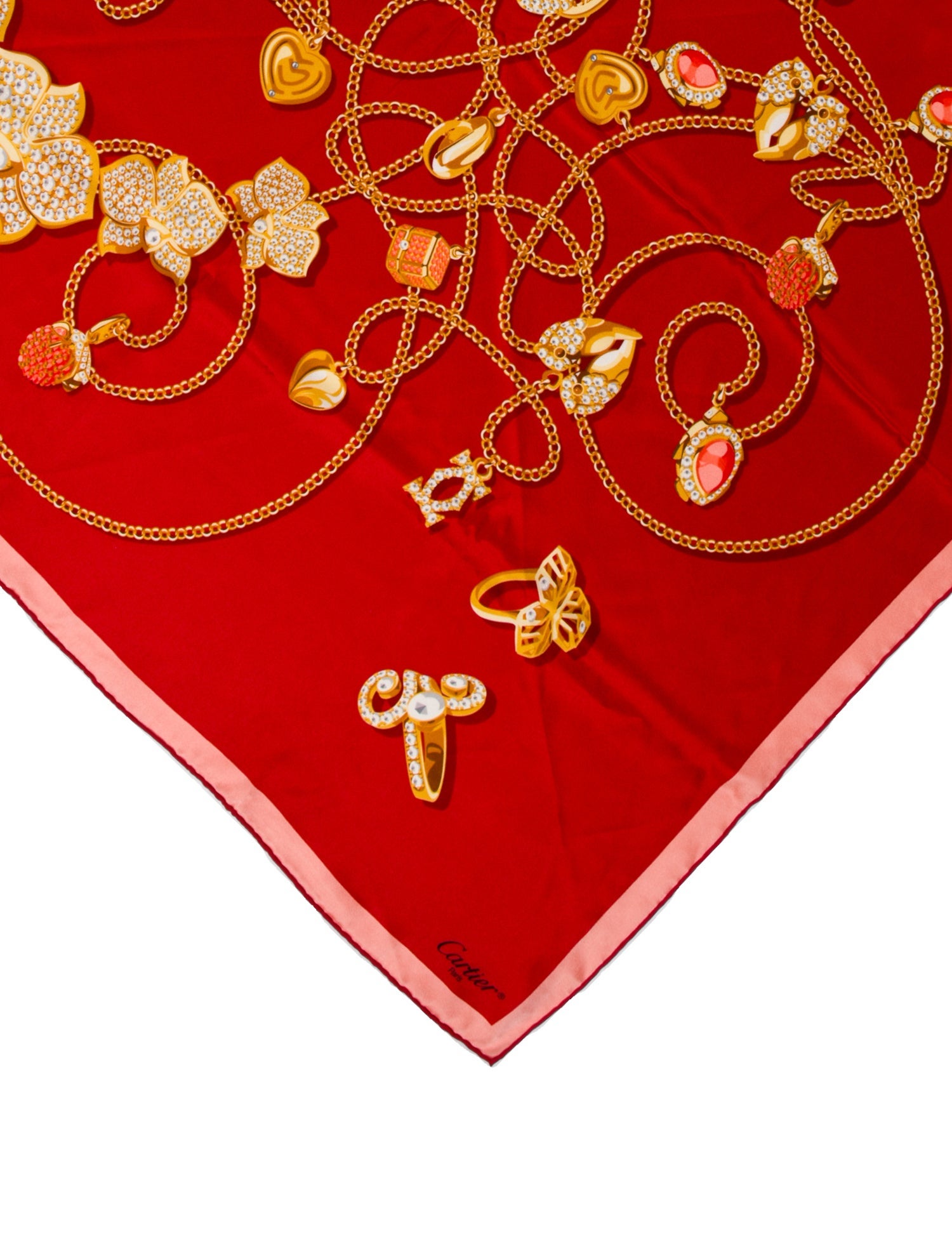 Cartier Silk Printed Scarf