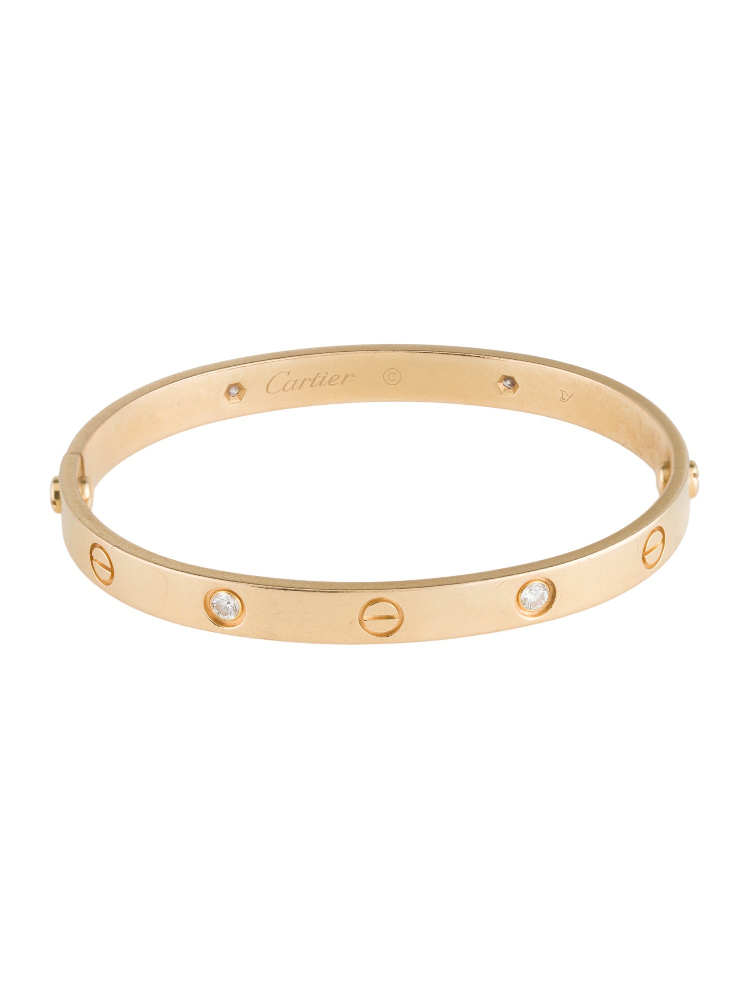 Cartier 4 Diamond LOVE Bracelet