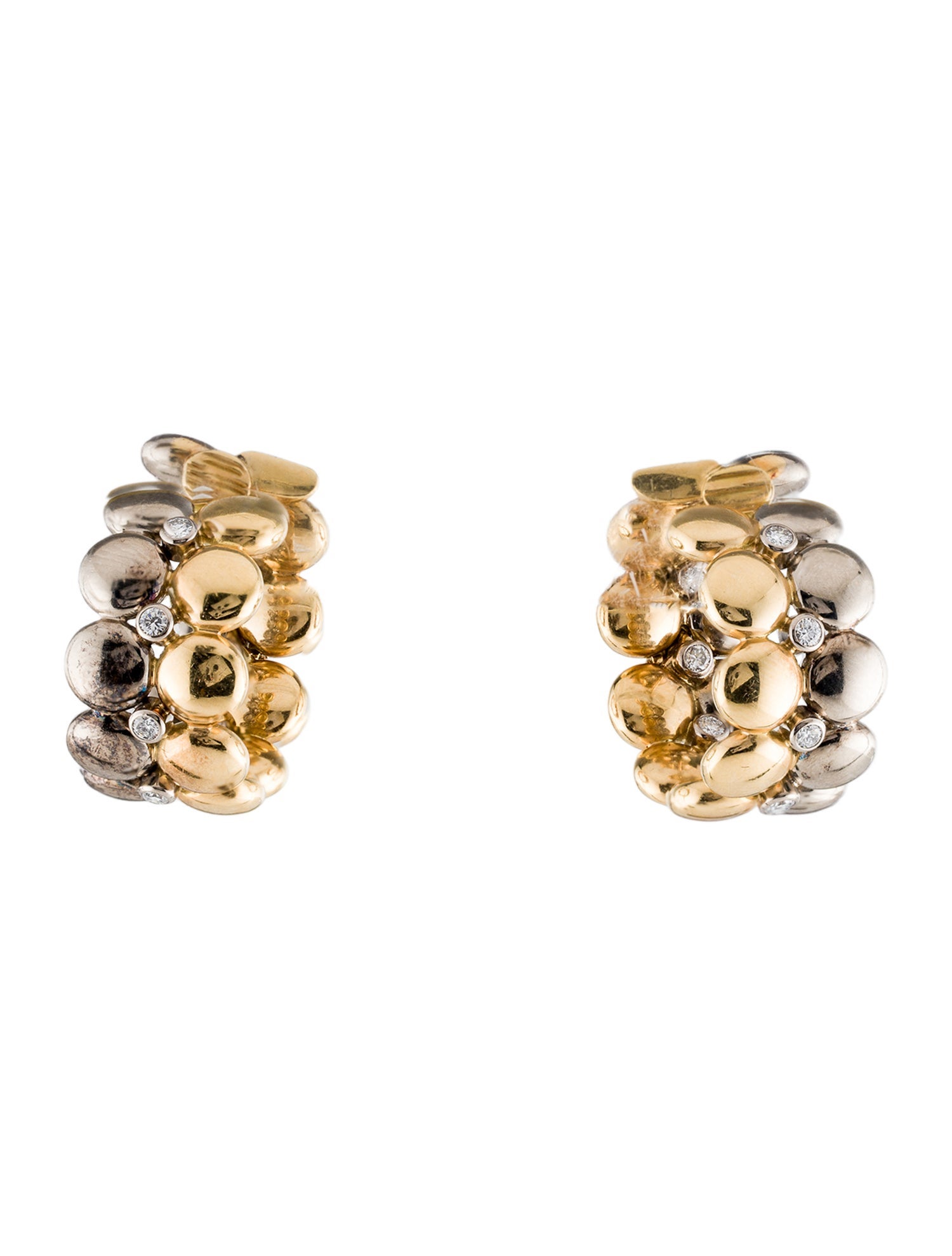 Cartier Vintage Diamond Honeymoon Earrings