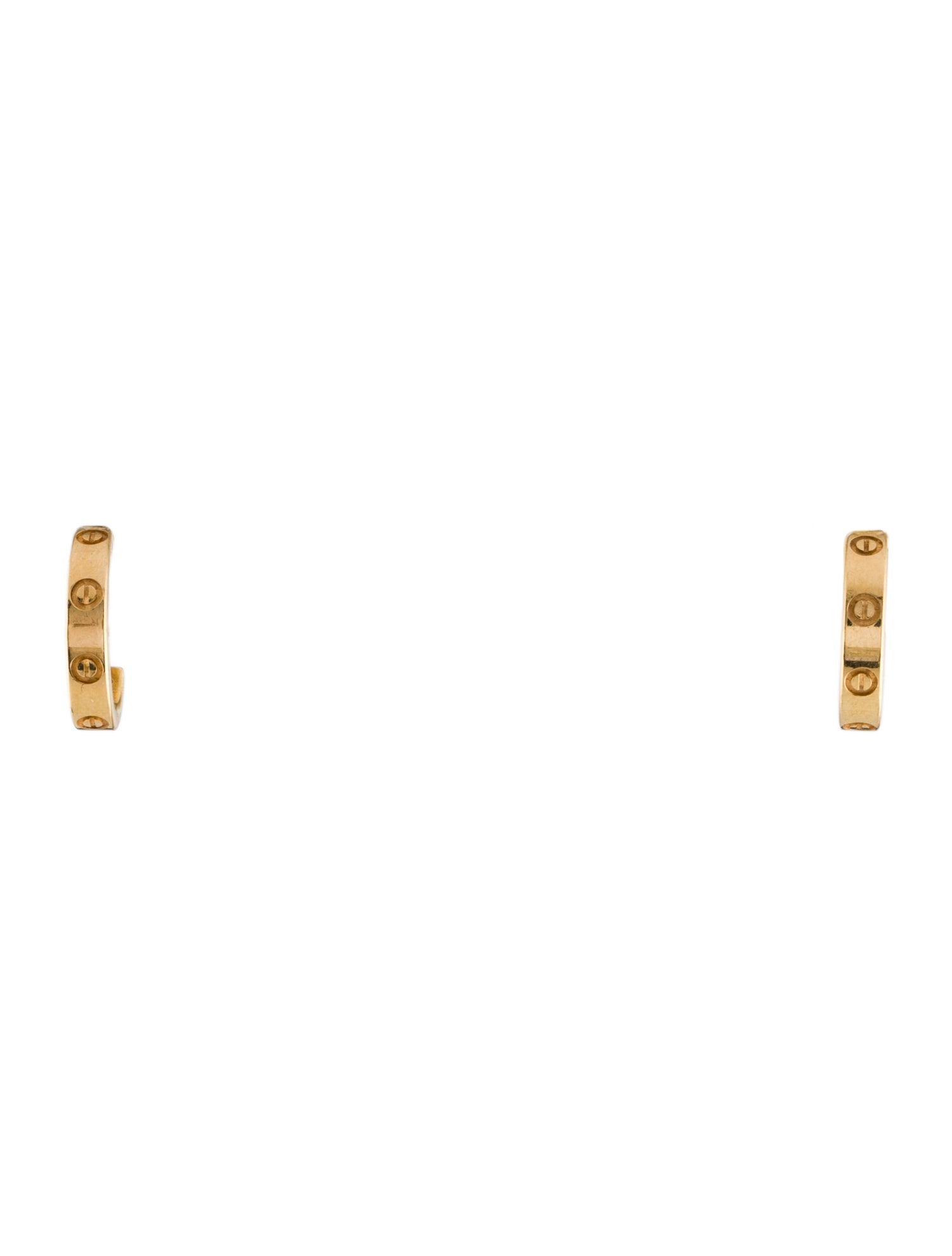 Cartier Small LOVE Hoop Earrings