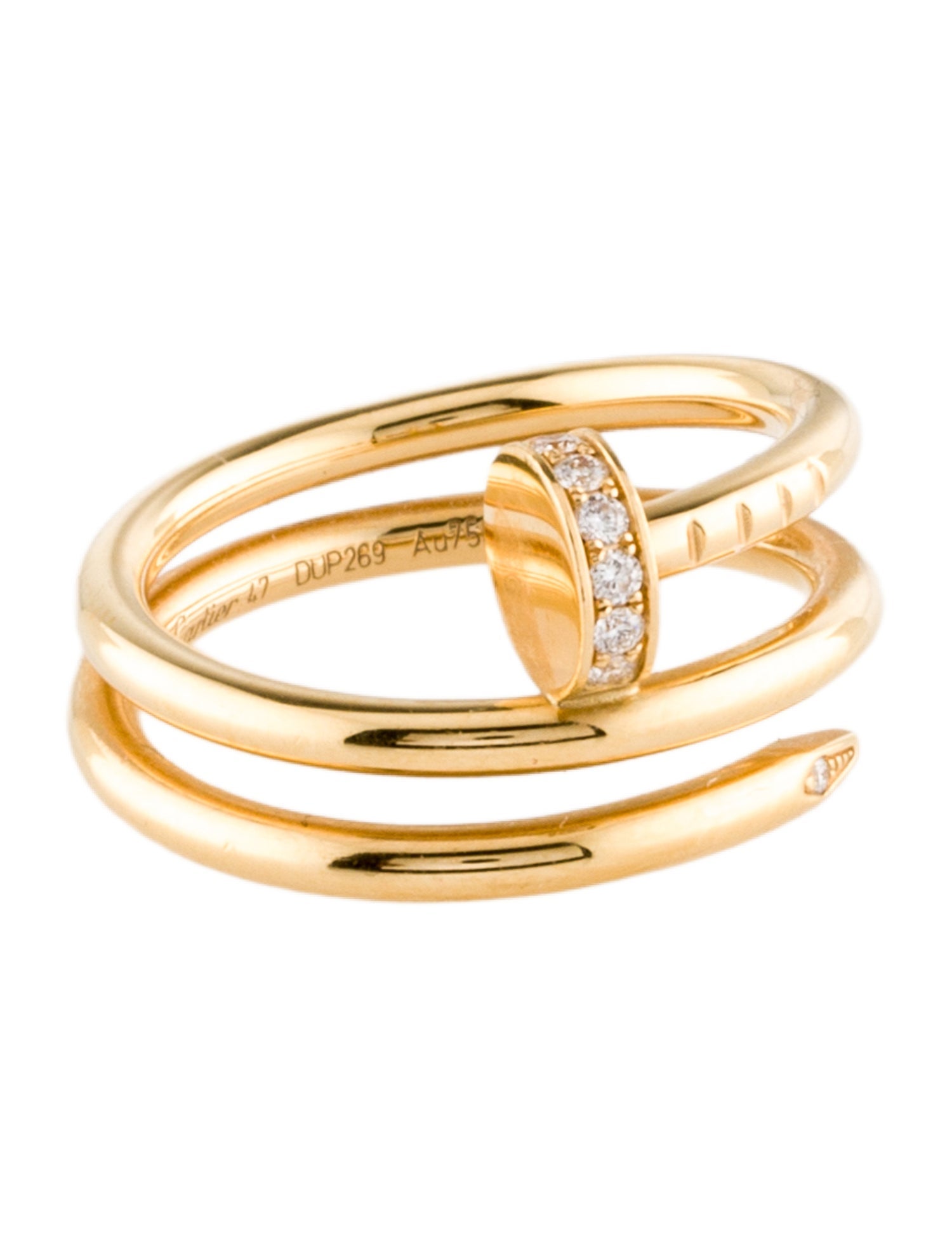 Cartier Diamond Juste un Clou Double Ring