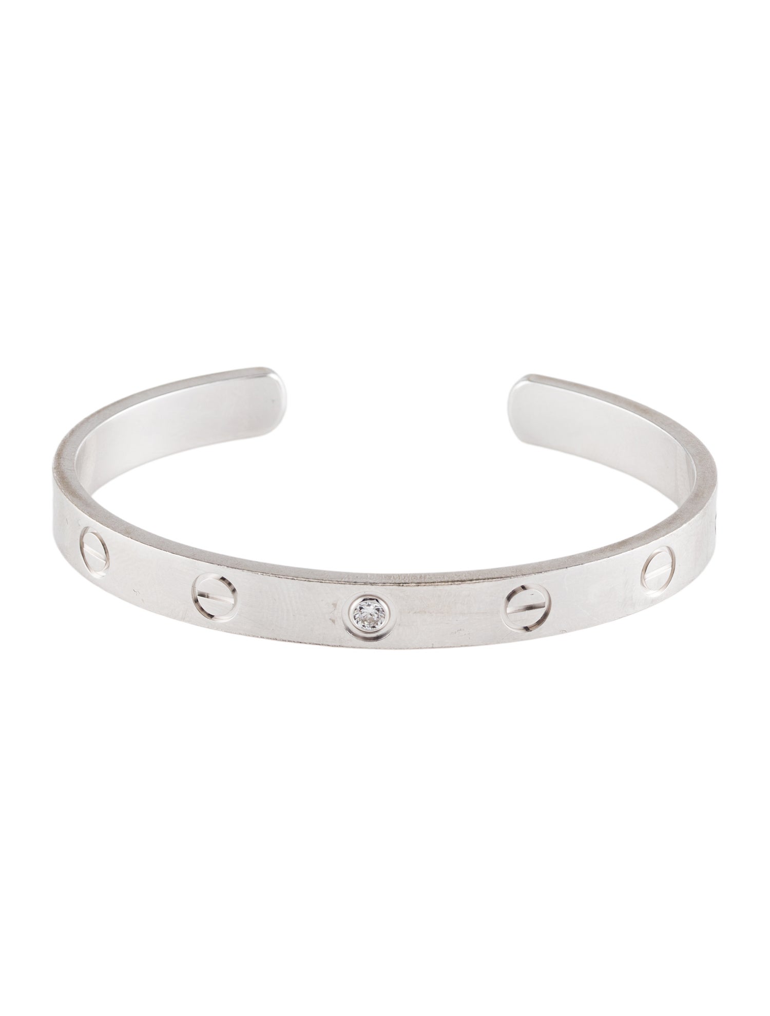 Cartier LOVE Cuff, One Diamond