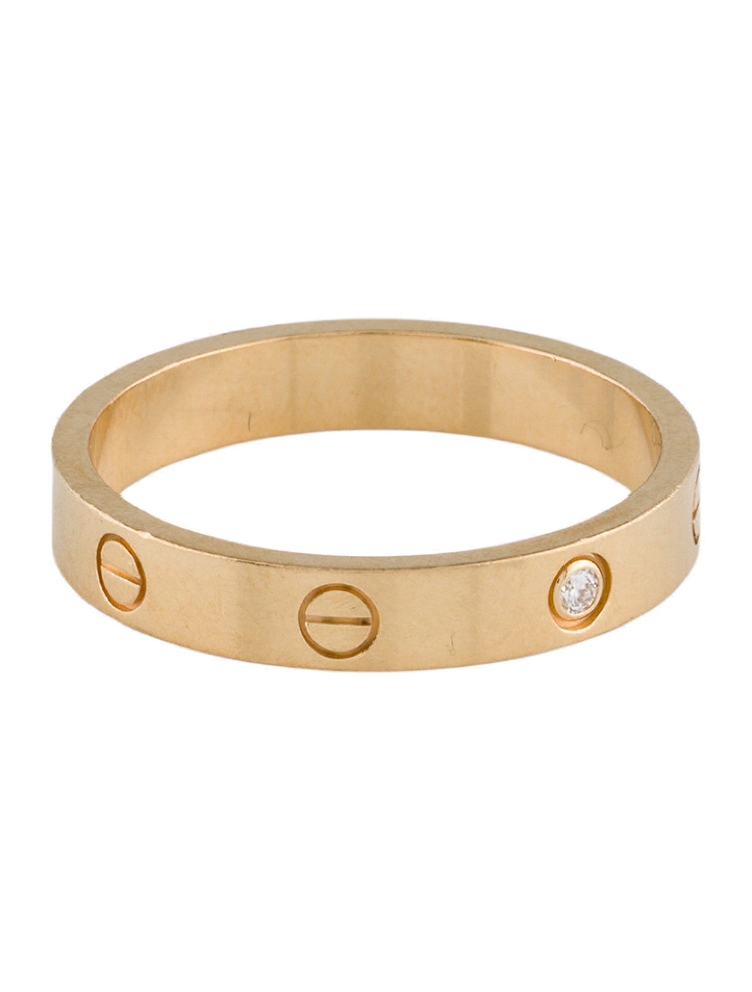 Cartier 1 Diamond LOVE Ring, Small Model