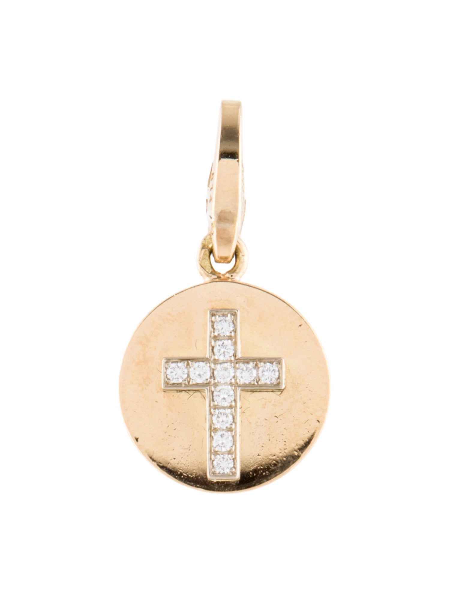 Cartier Vintage Diamond Cross Charm