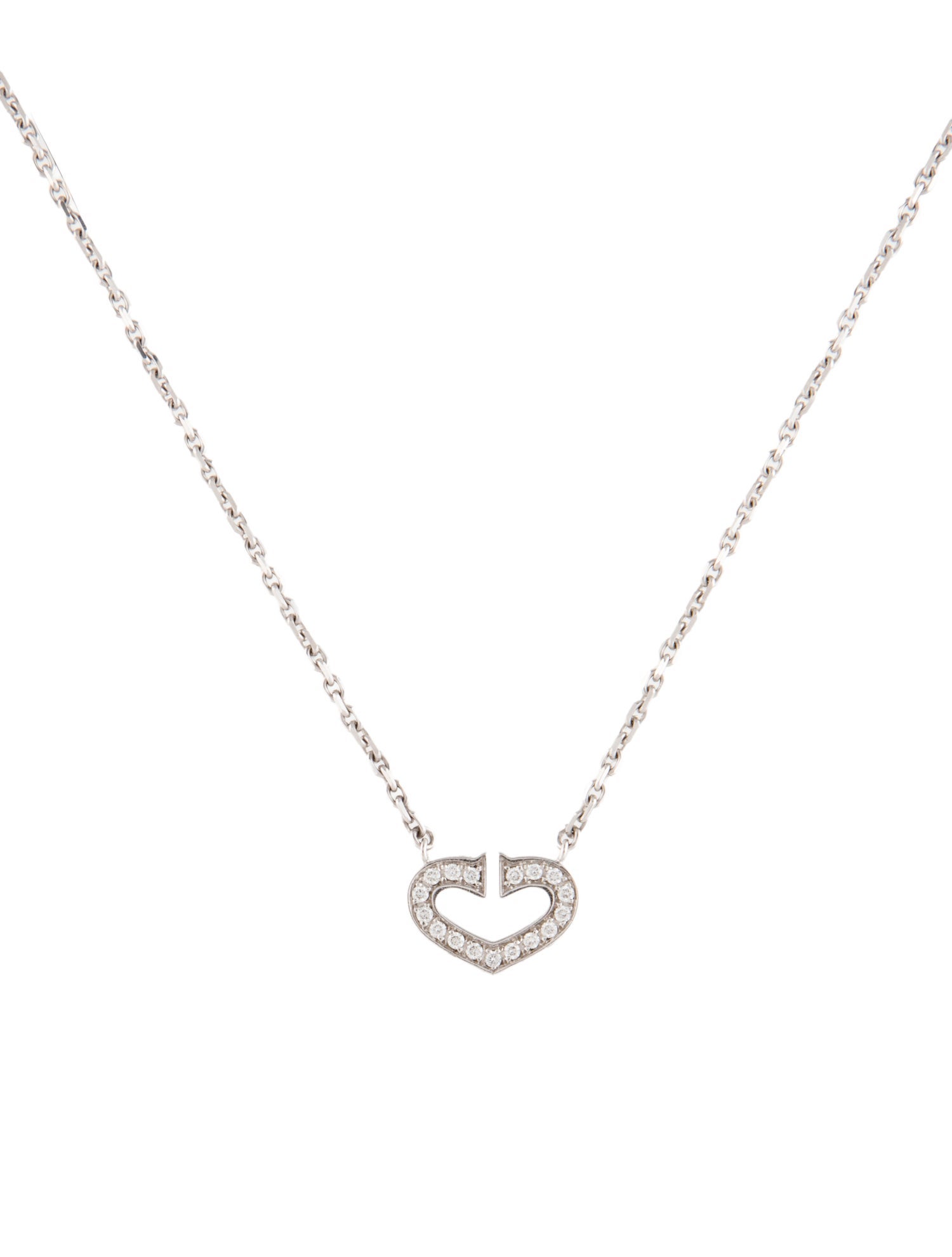 Cartier C de Cartier Heart Necklace
